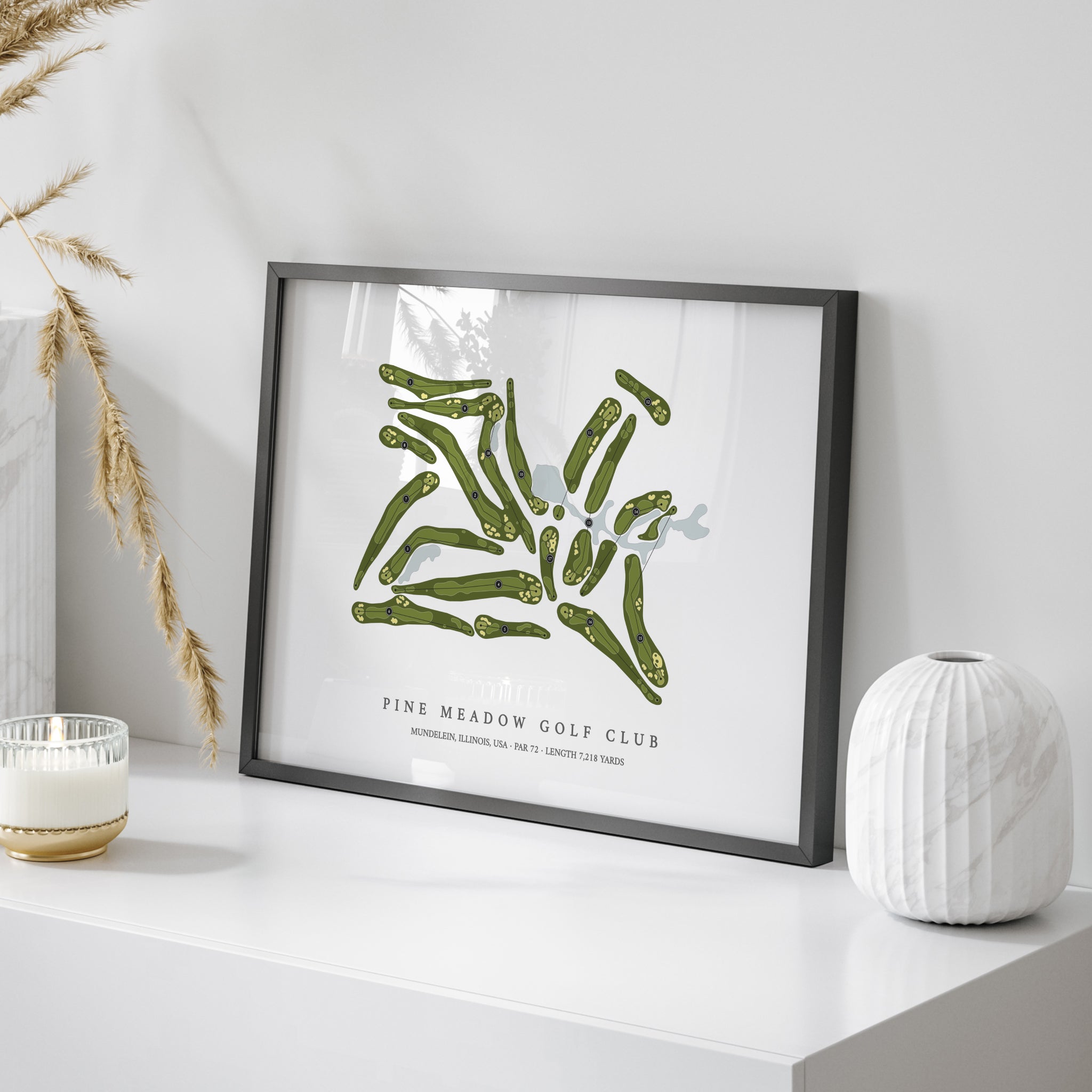 Pine Meadow Golf Club | Golf Course Map | On Table