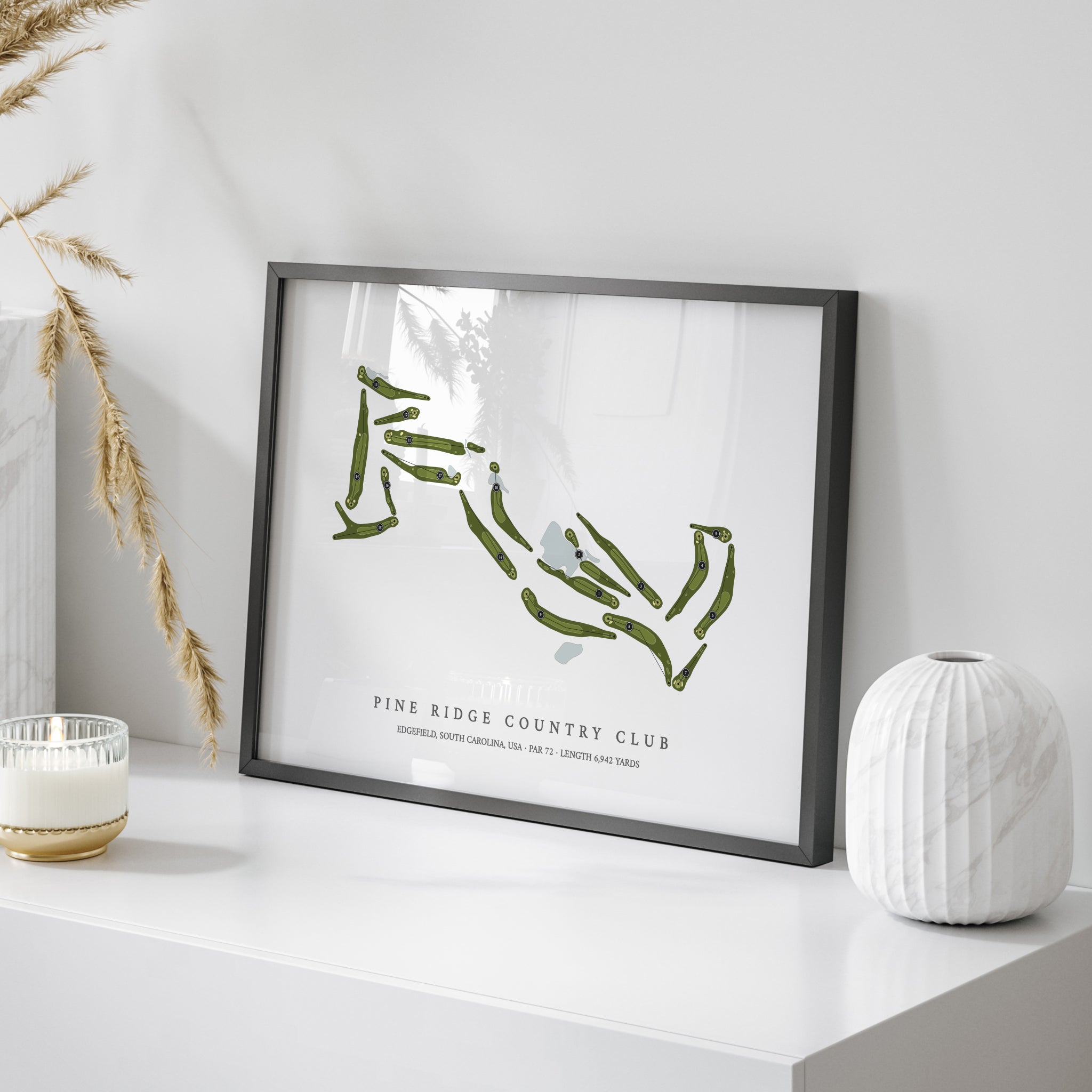 Pine Ridge Country Club | Golf Course Map | On+Table