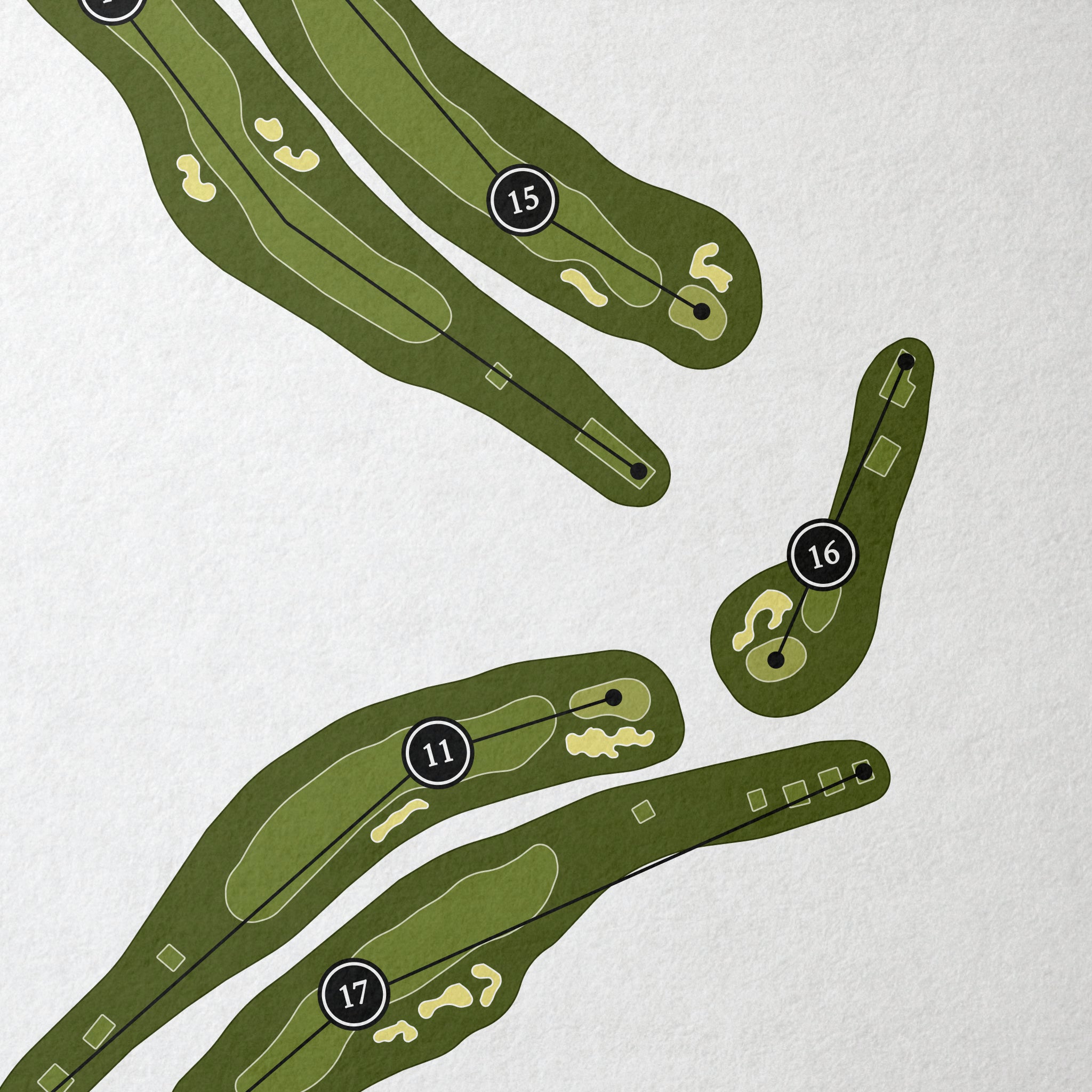 Pinehills Golf Club - Jones Course | Golf Course Map | Close Up