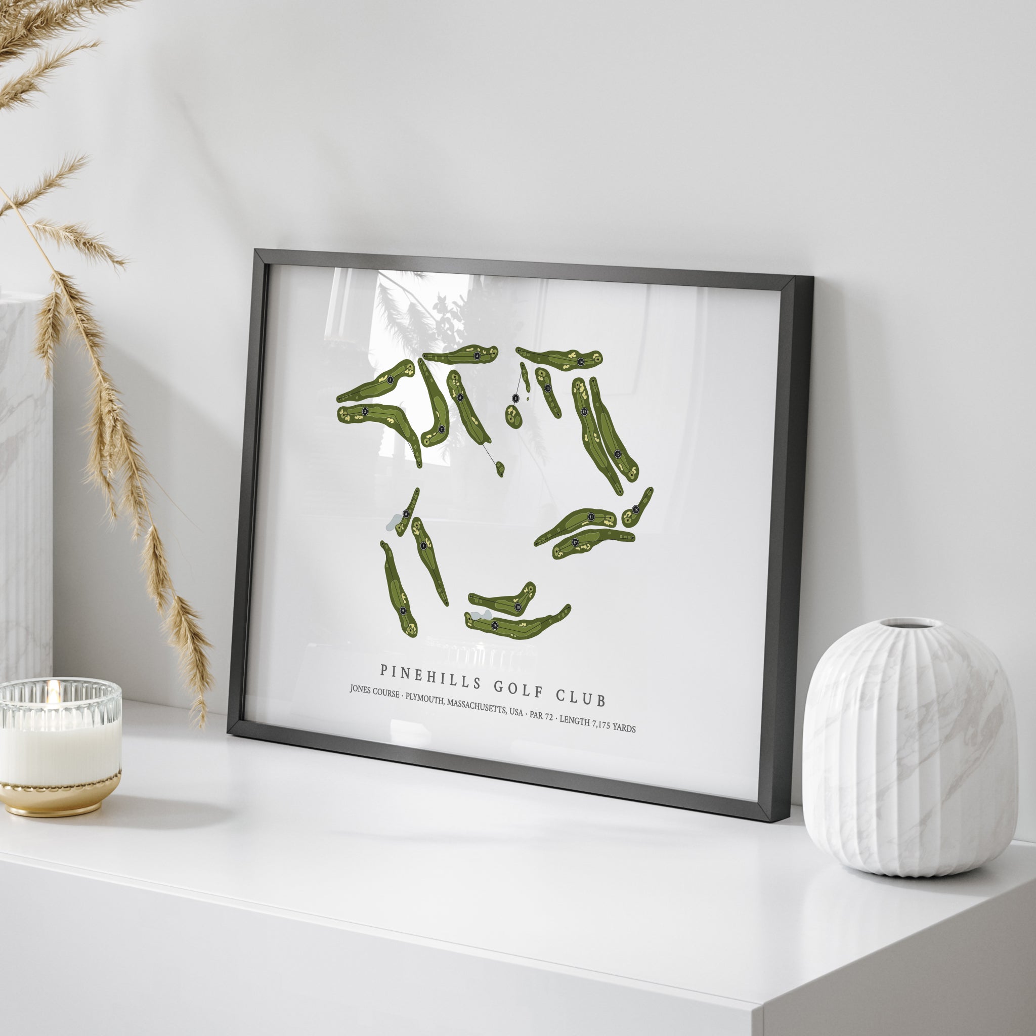 Pinehills Golf Club - Jones Course | Golf Course Map | On Table