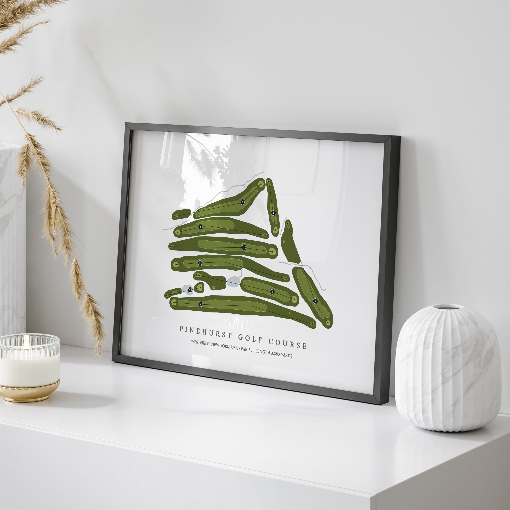 Pinehurst Golf Course | Golf Course Map | On+Table
