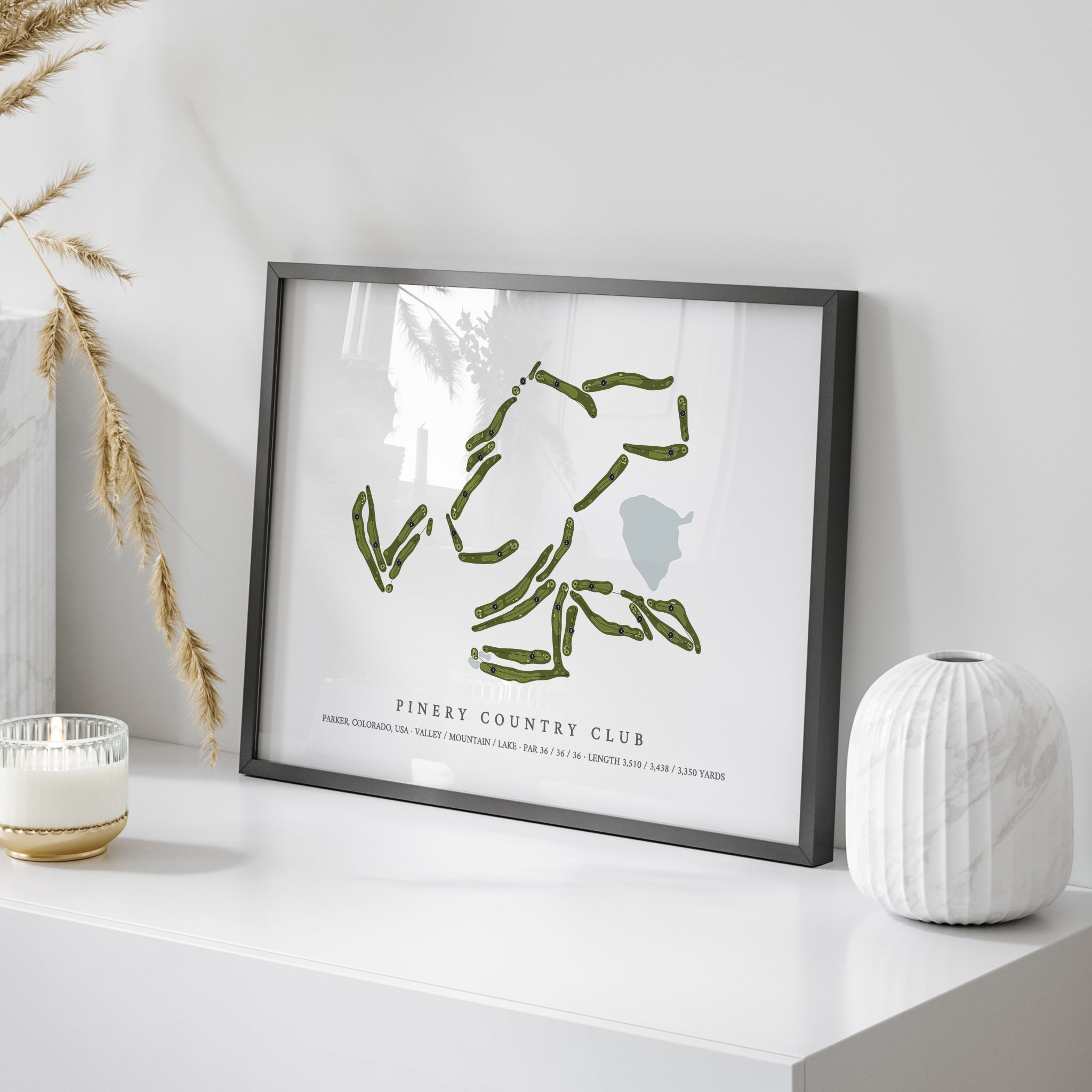 Pinery Country Club | Golf Course Map | On Table