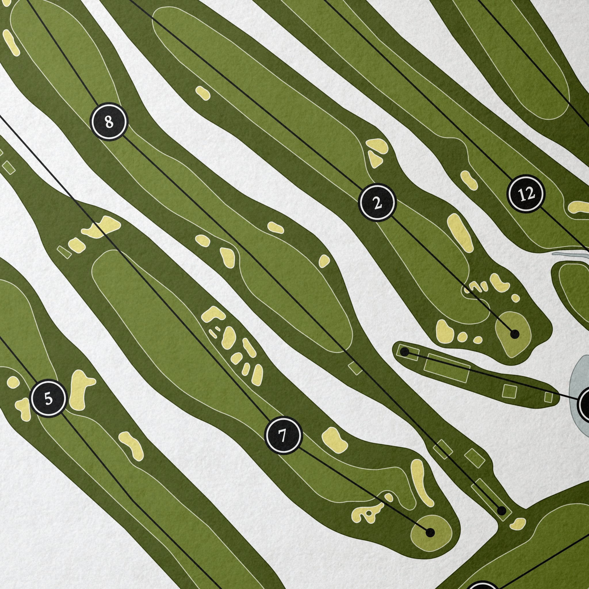 Plainfield Country Club | Golf Course Map | Close Up