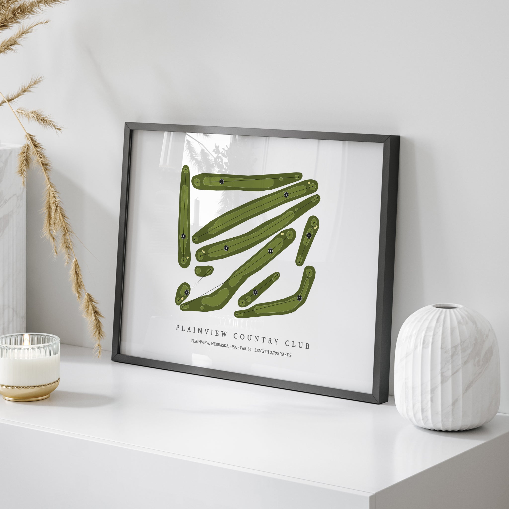 Plainview Country Club | Golf Course Map | On+Table