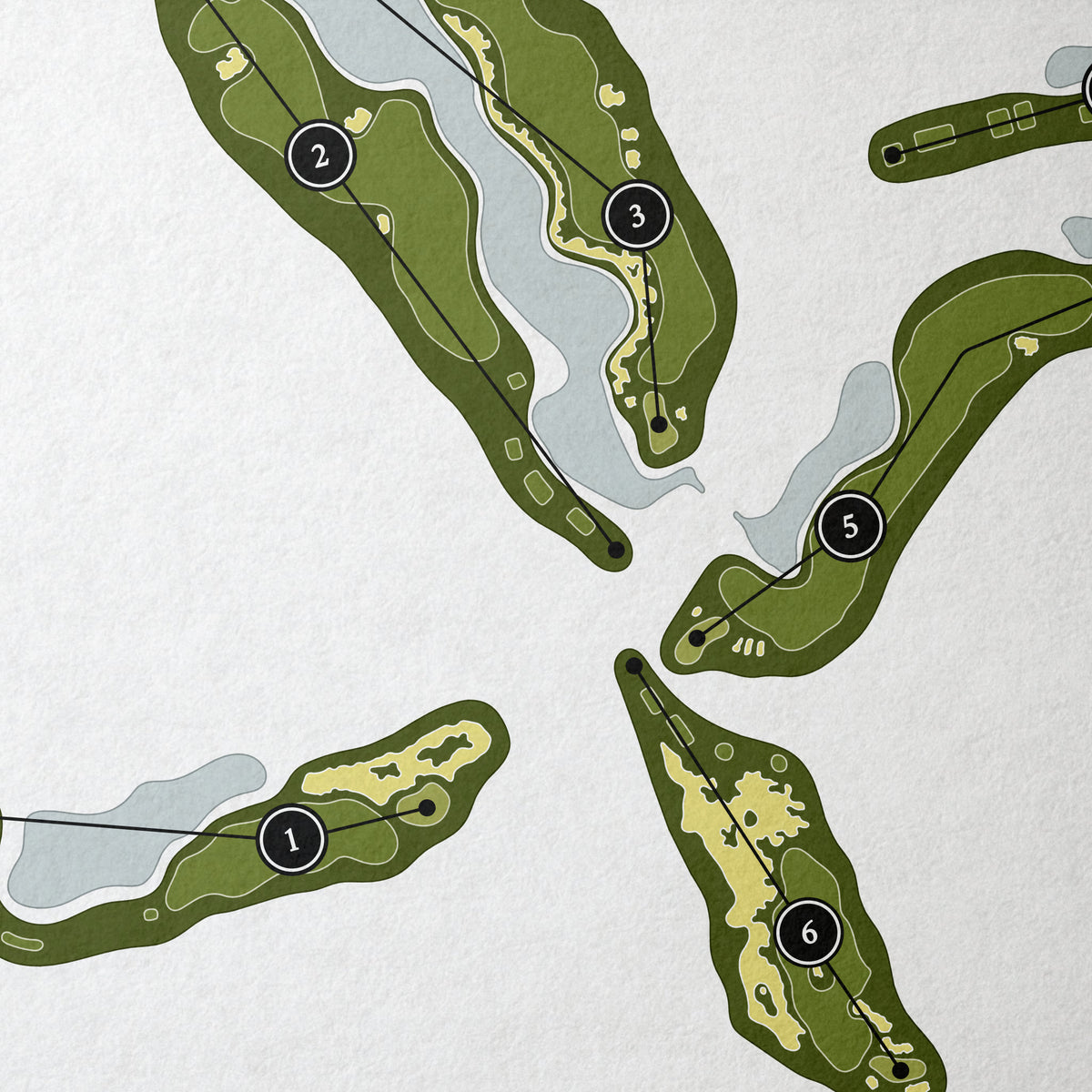 Plantation Lakes Golf & Country Club | Golf Course Map | Close Up