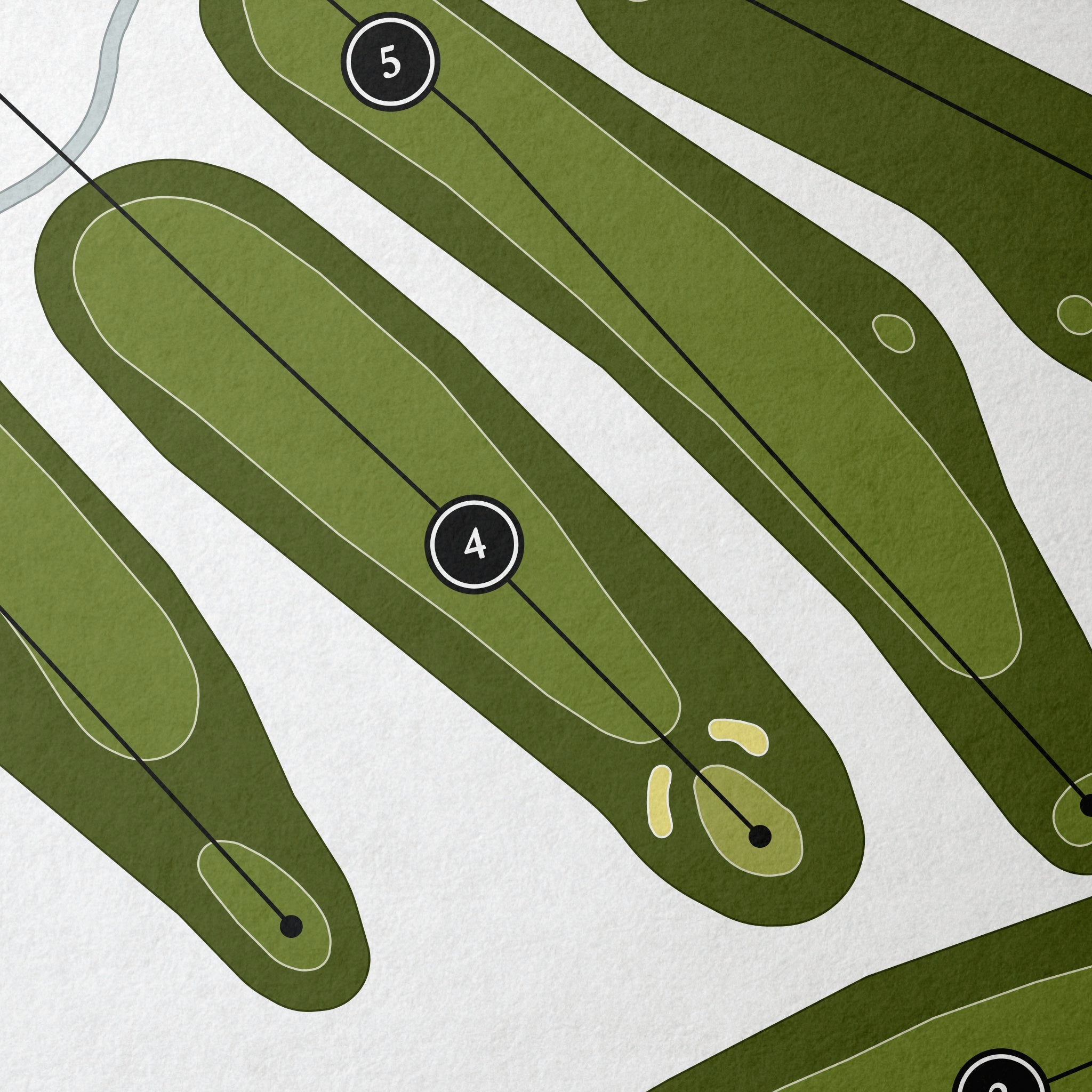 Pleasant Valley Golf Club | Golf Course Map | Close Up