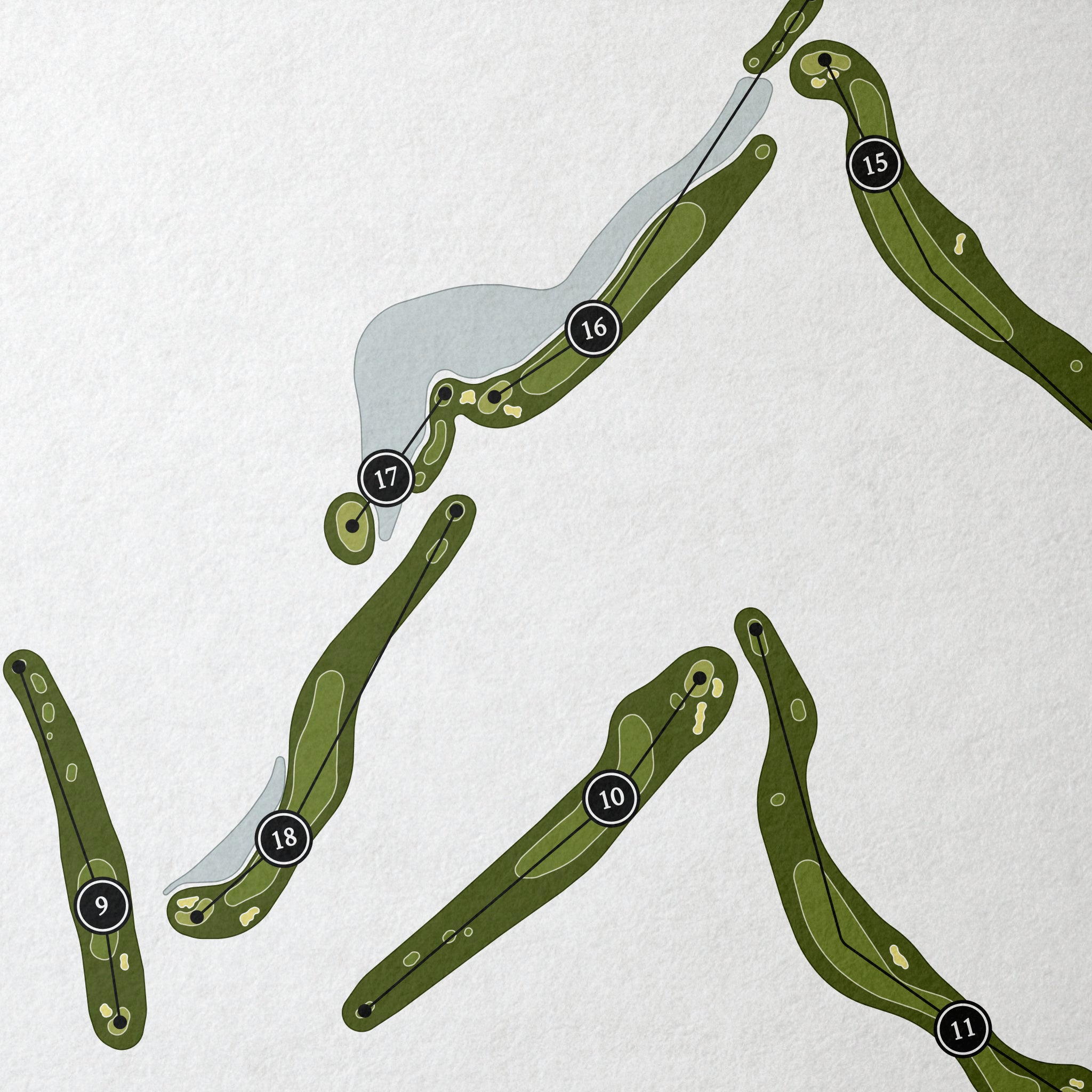 Plum Creek Golf & Country Club | Golf Course Map | Close Up