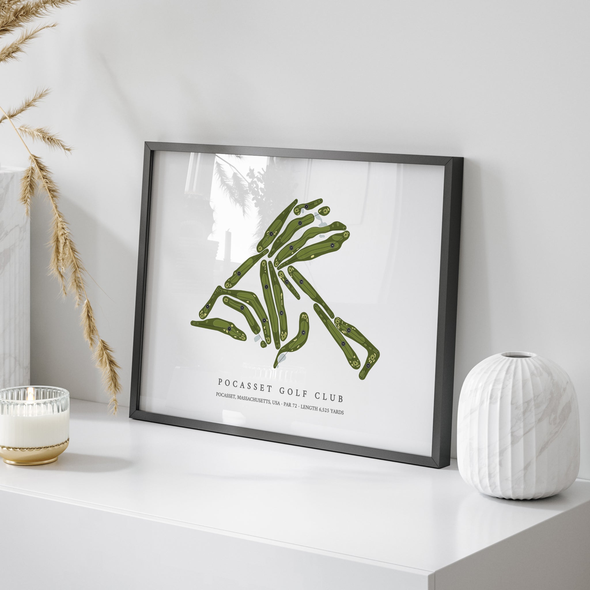 Pocasset Golf Club | Golf Course Map | On Table