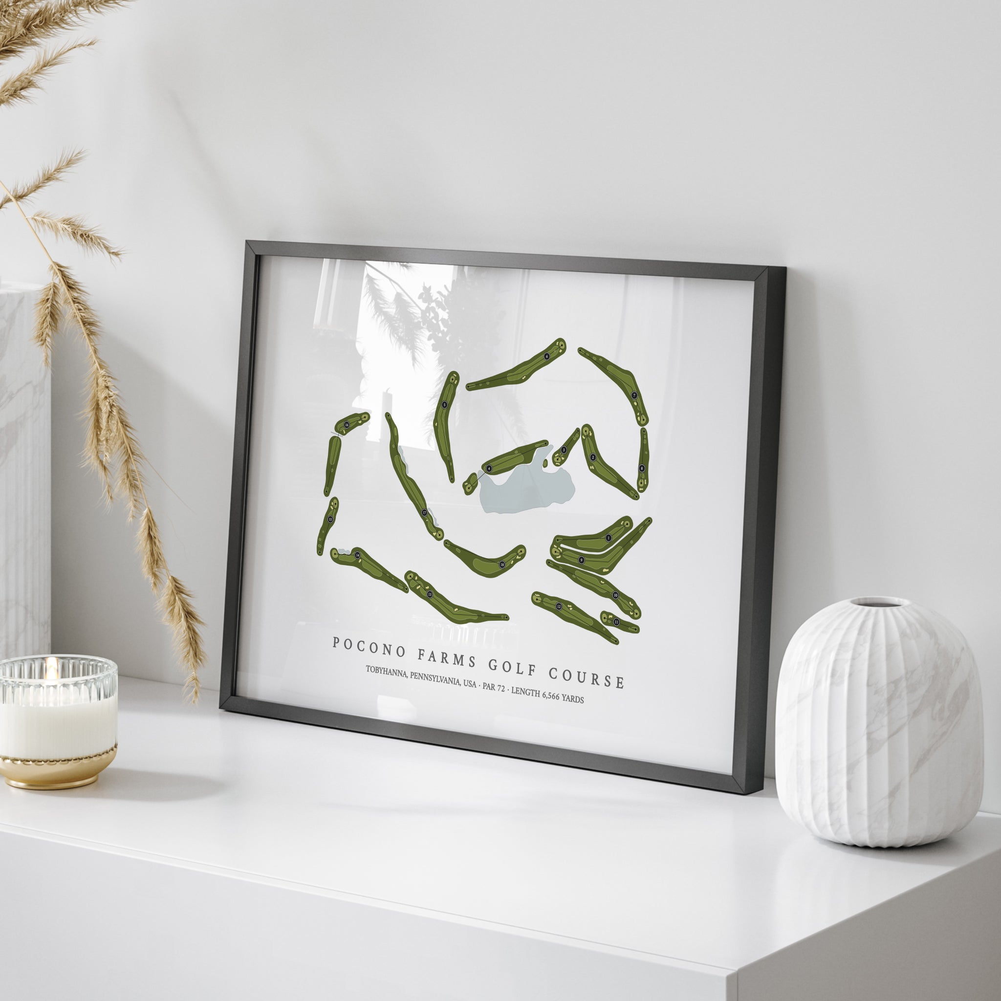 Pocono Farms Golf Course | Golf Course Map | On Table