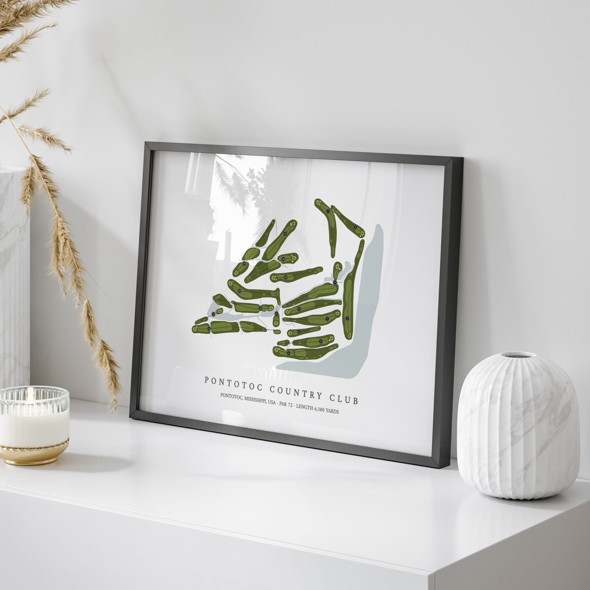 Pontotoc Country Club | Golf Course Map | On+Table