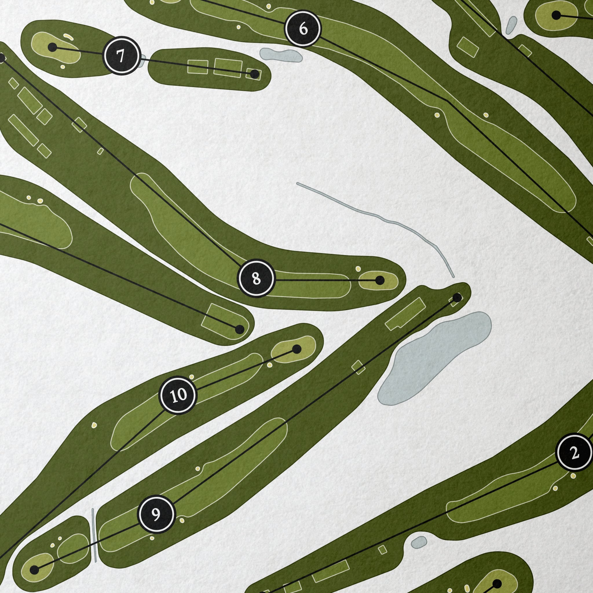Portmarnock Golf Club - Championship Course | Golf Course Map | Close Up