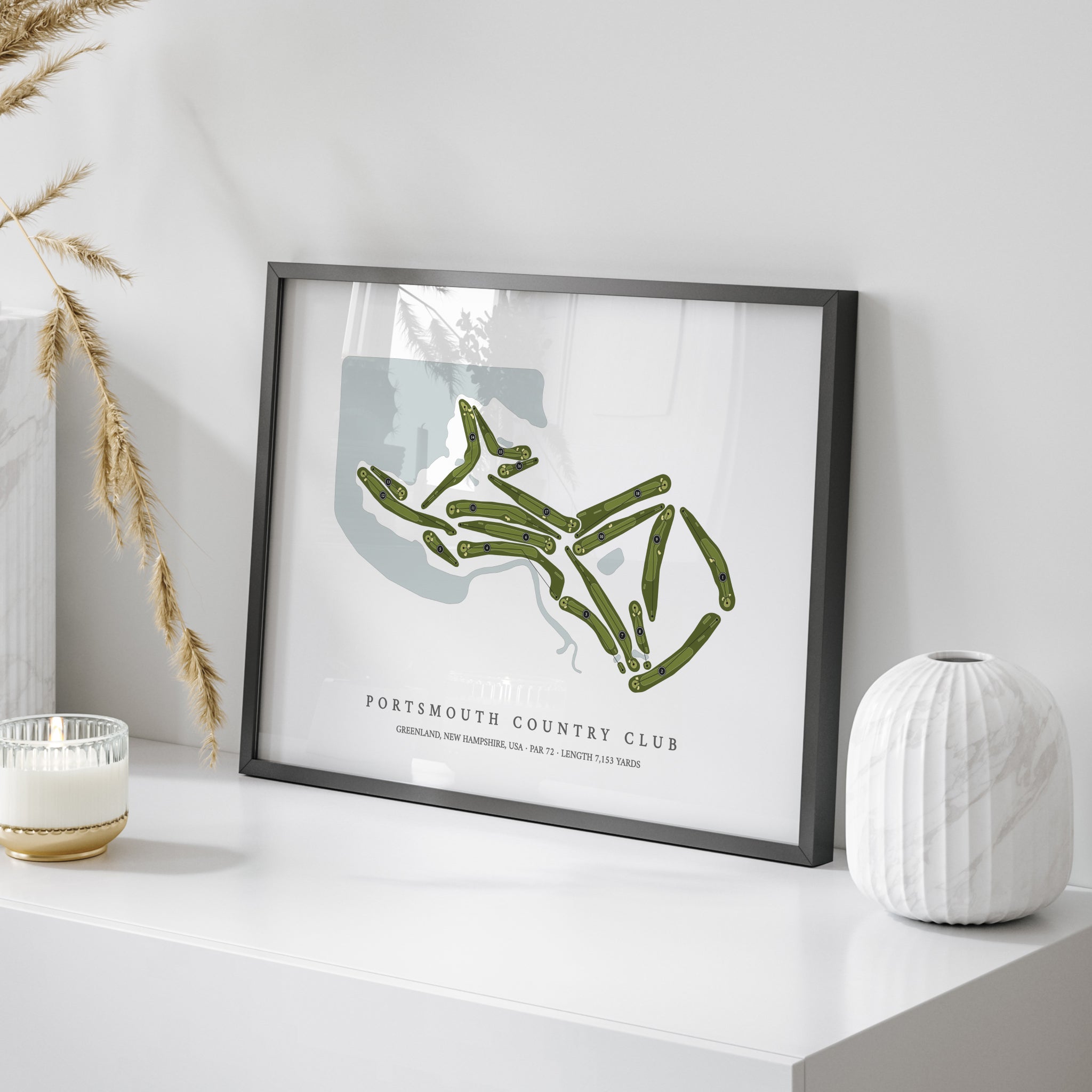 Portsmouth Country Club | Golf Course Print | On+Table