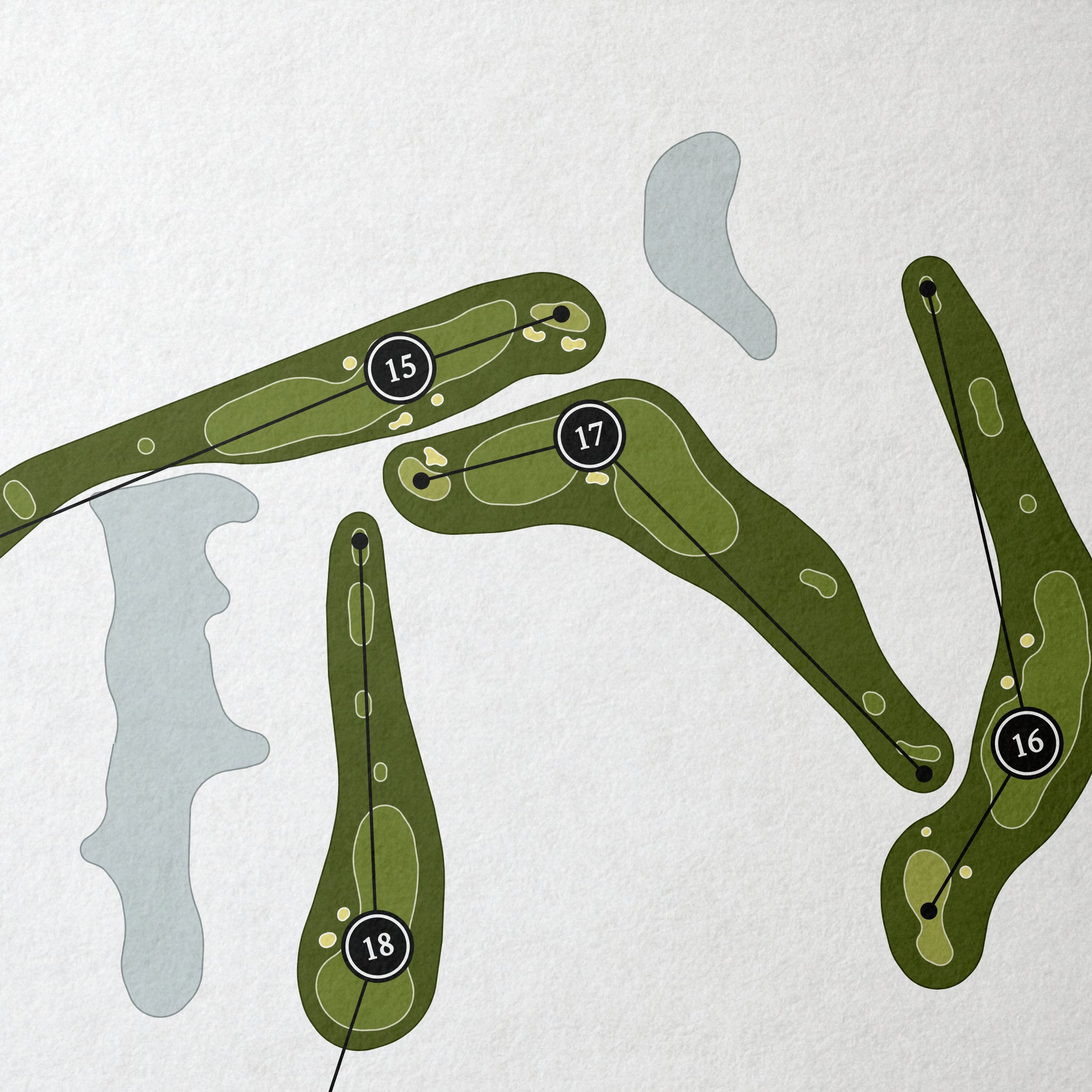 Potomac Shores Golf Club | Golf Course Map | Close Up