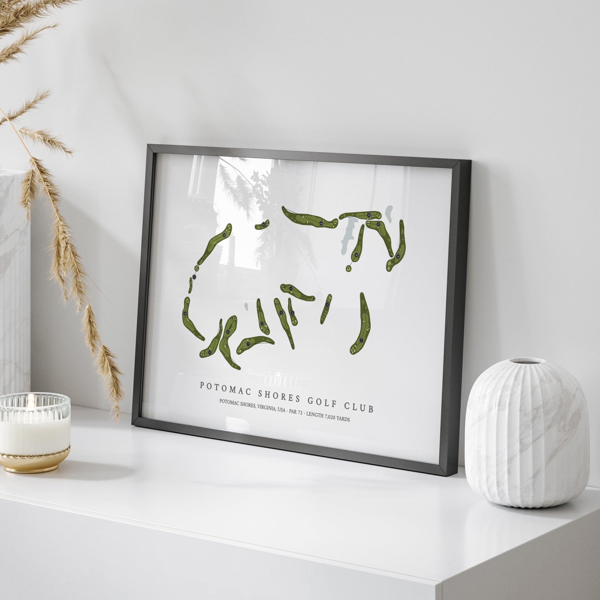 Potomac Shores Golf Club | Golf Course Map | On Table