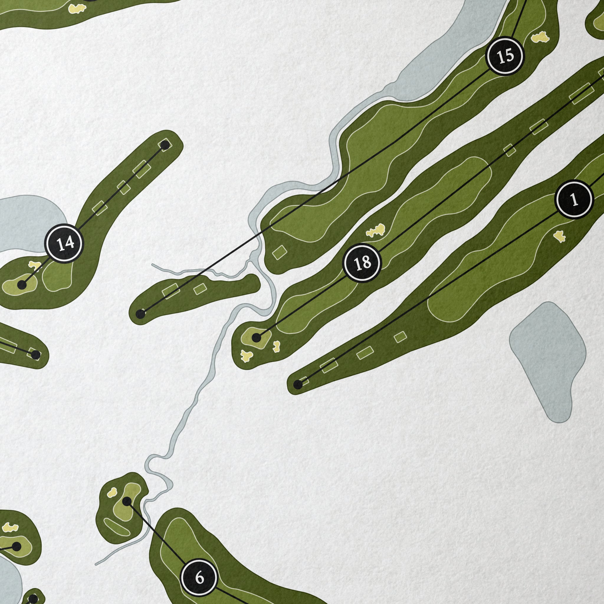 Prairie Highlands Golf Course | Golf Course Map | Close+Up