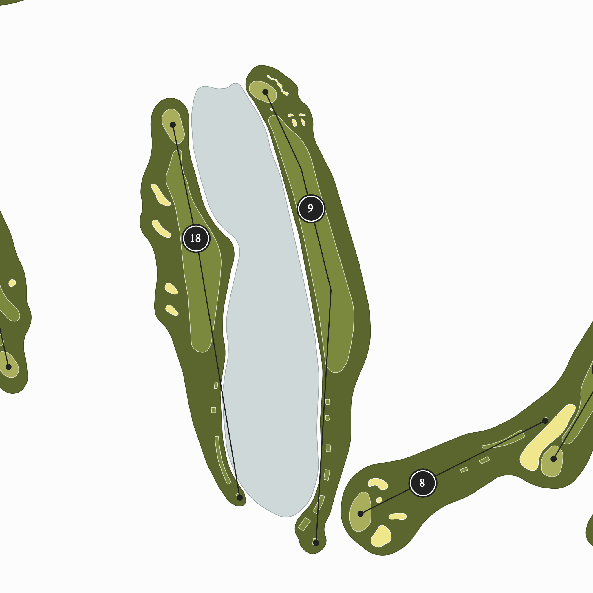 Prestwick Country Club | Golf Course Map | Close Up