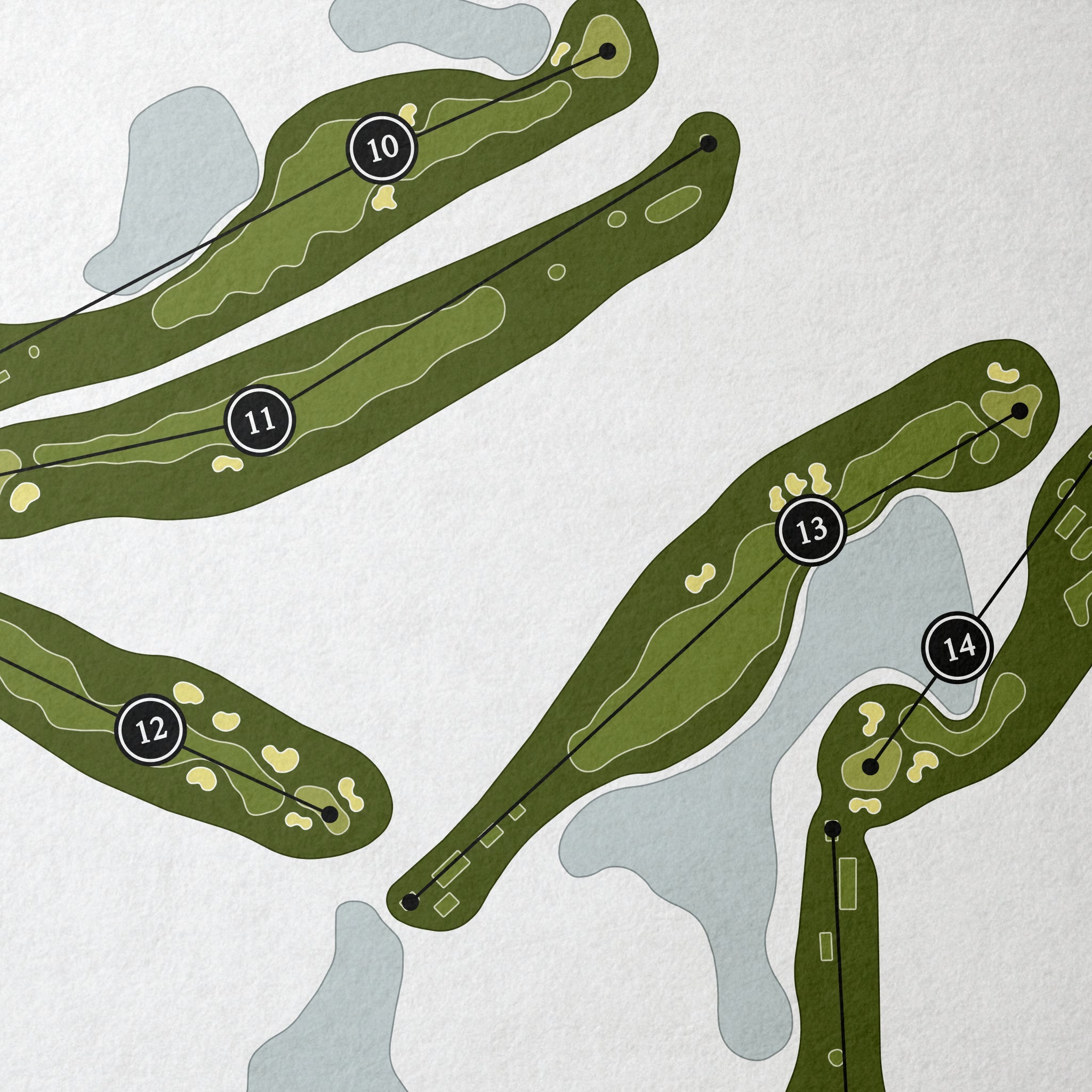 Prestwick Golf Club at Wedgewood | Golf Course Map | Close Up