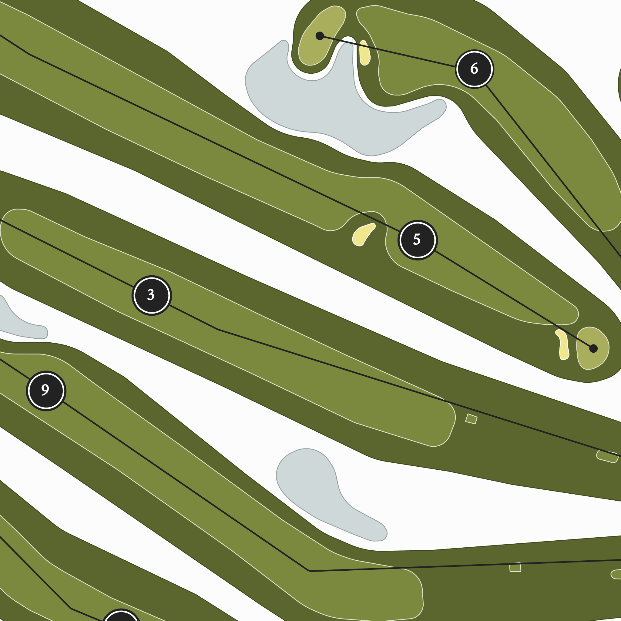 Princeton Valley Golf Course | Golf Course Map | Close Up
