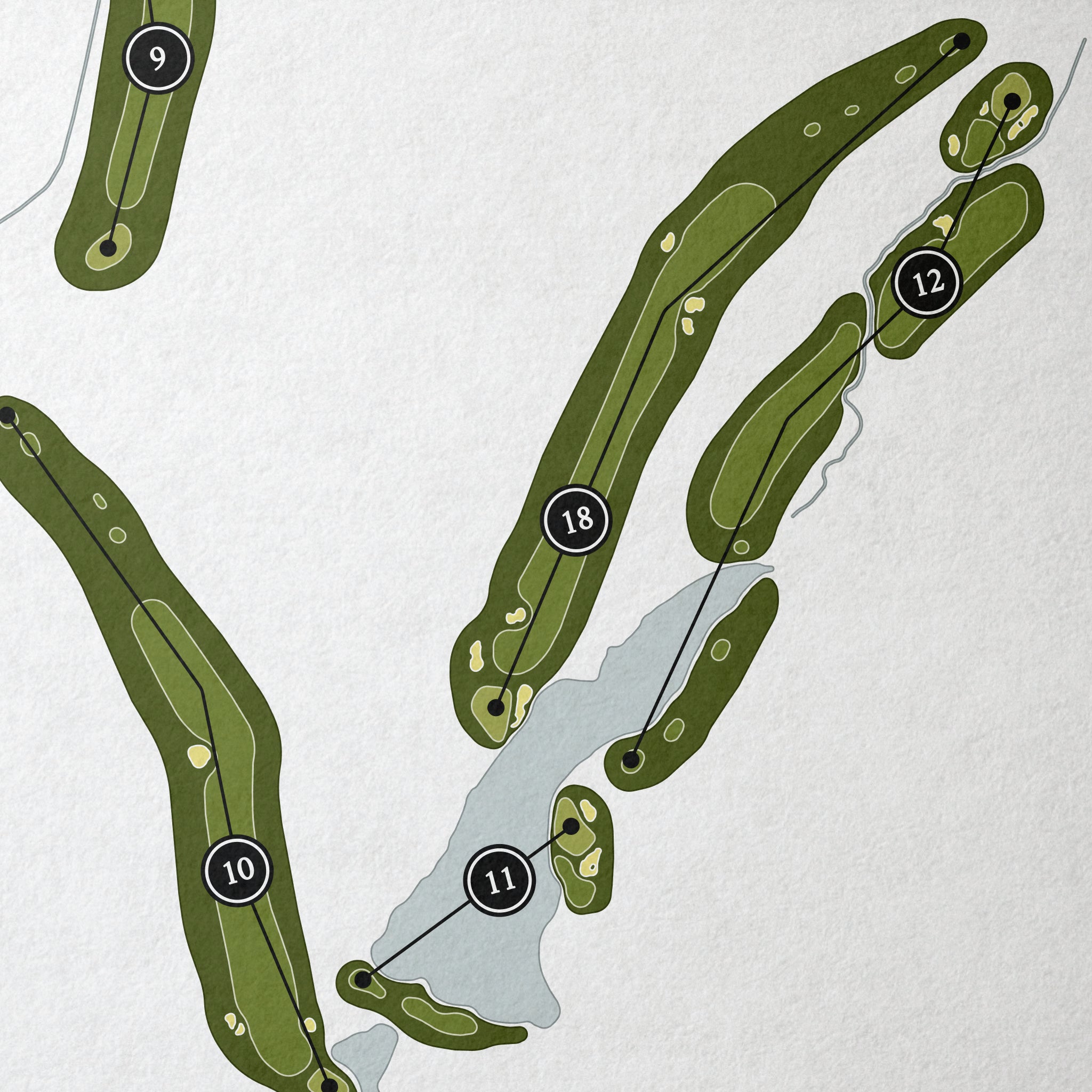 Providence Country Club | Golf Course Map | Close+Up