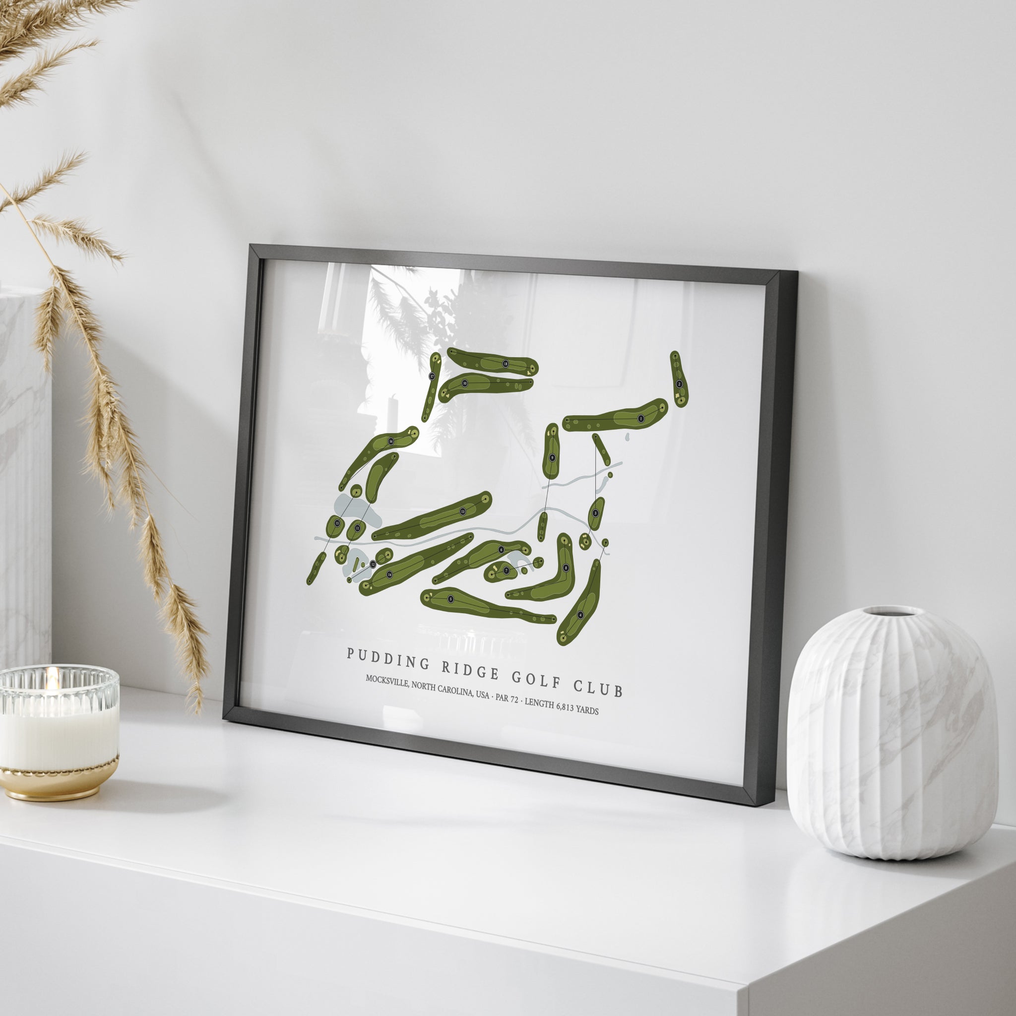 Pudding Ridge Golf Club | Golf Course Map | On Table