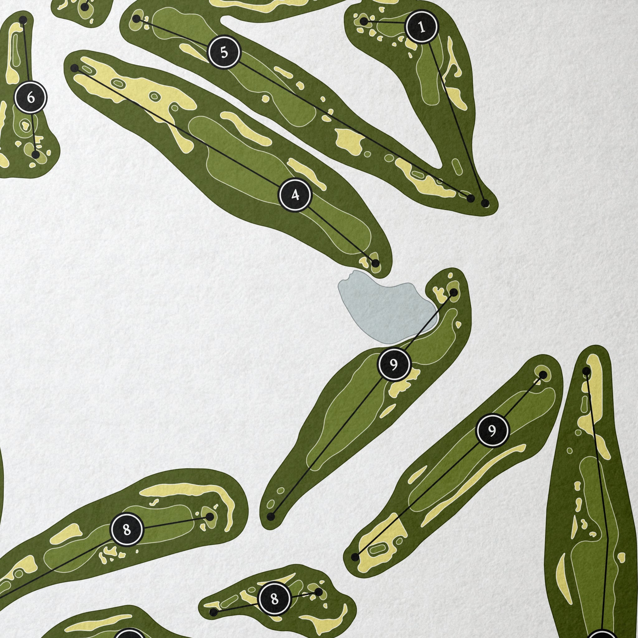 Puerto Los Cabos Golf Club | Golf Course Map | Close Up