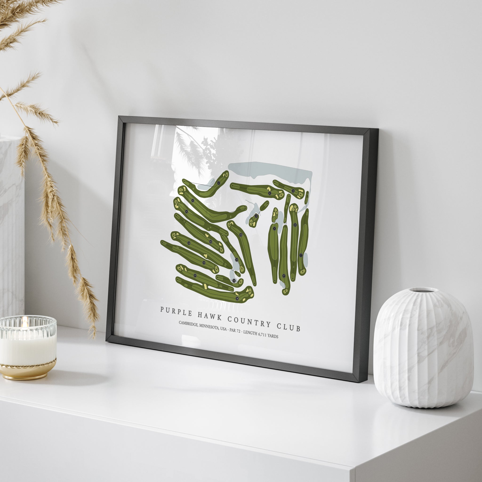 Purple Hawk Country Club | Golf Course Map | On+Table