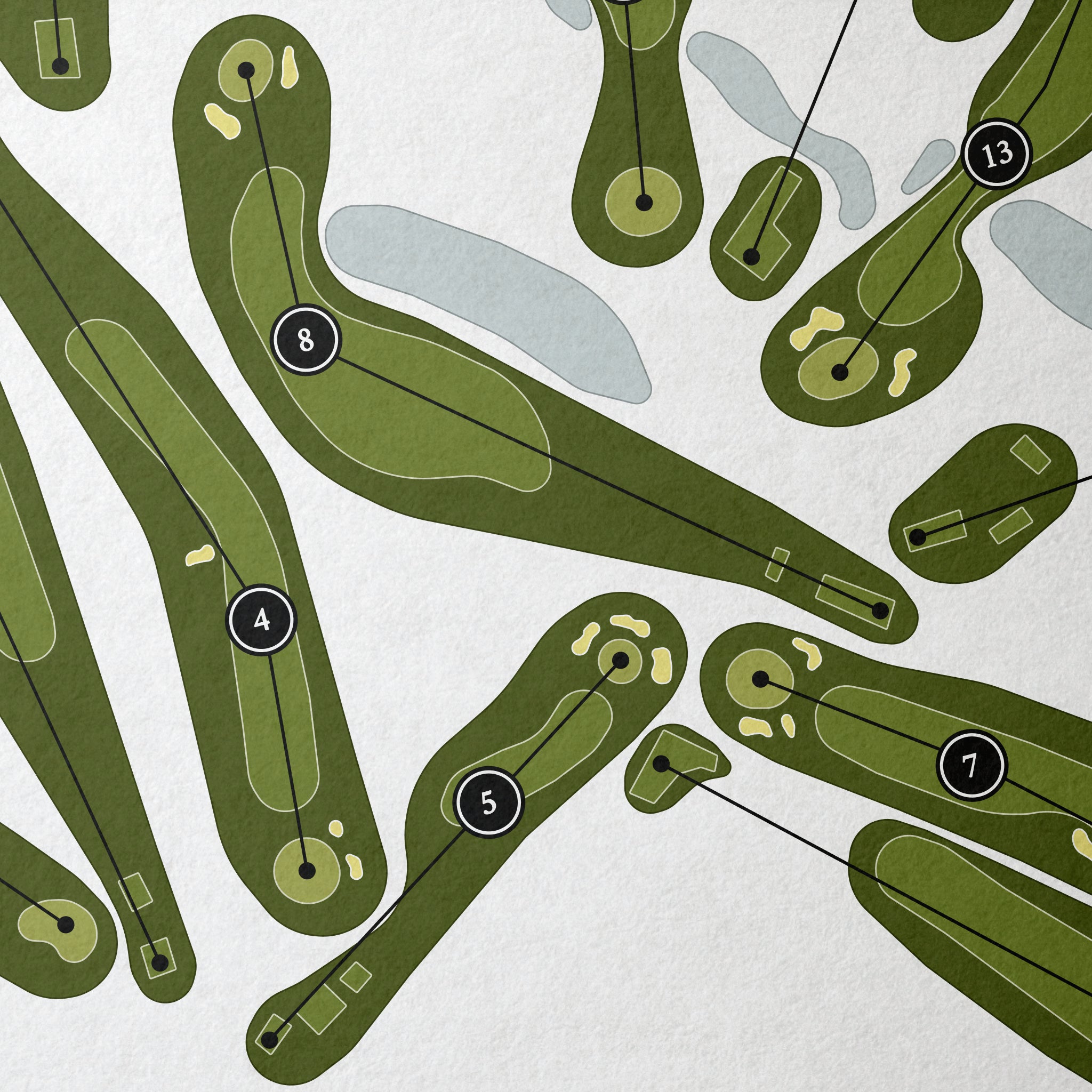 Purpoodock Club | Golf Course Map | Close+Up