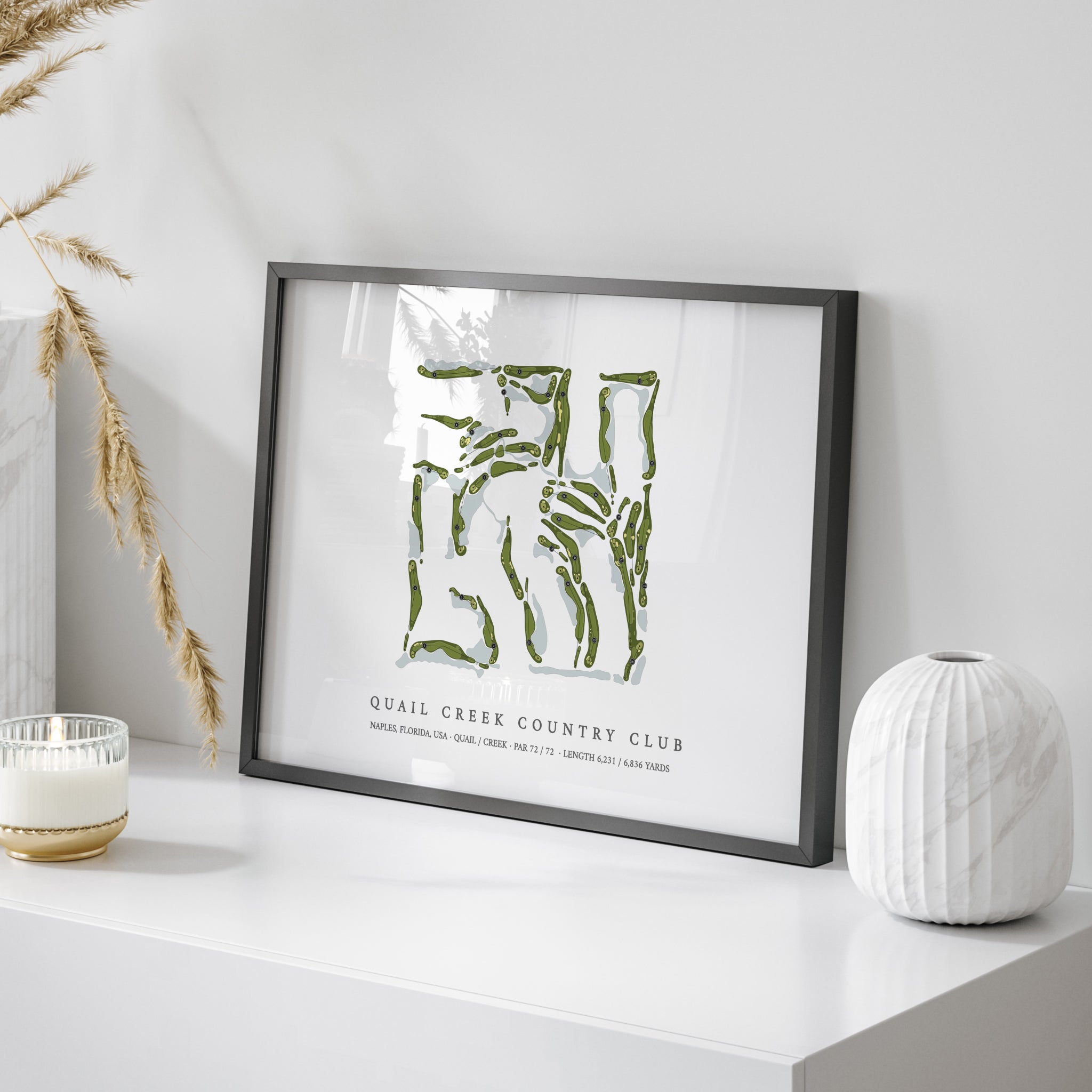 Quail Creek Country Club | Golf Course Map | On Table