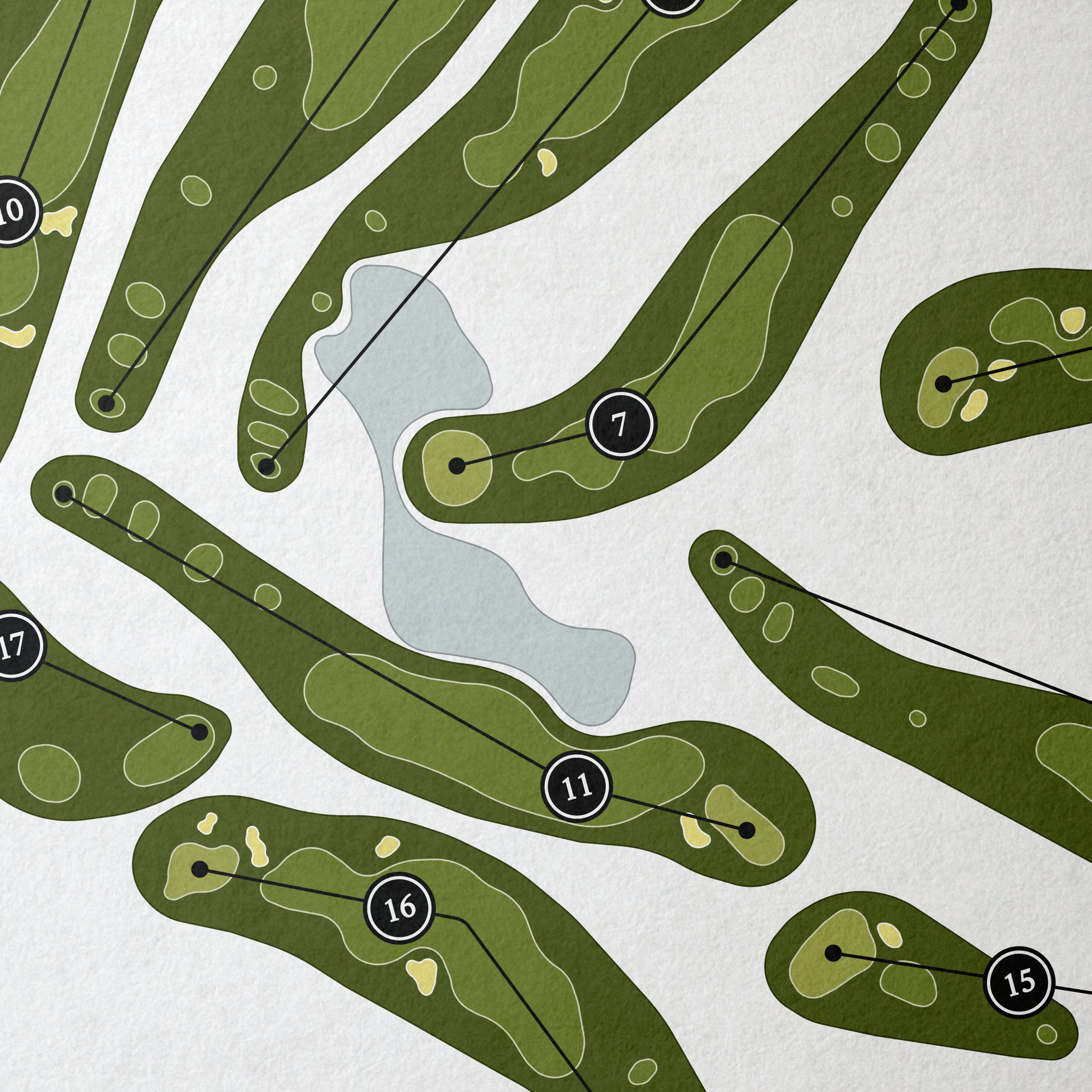 Quail Ridge Golf Club | Golf Course Map | Close+Up