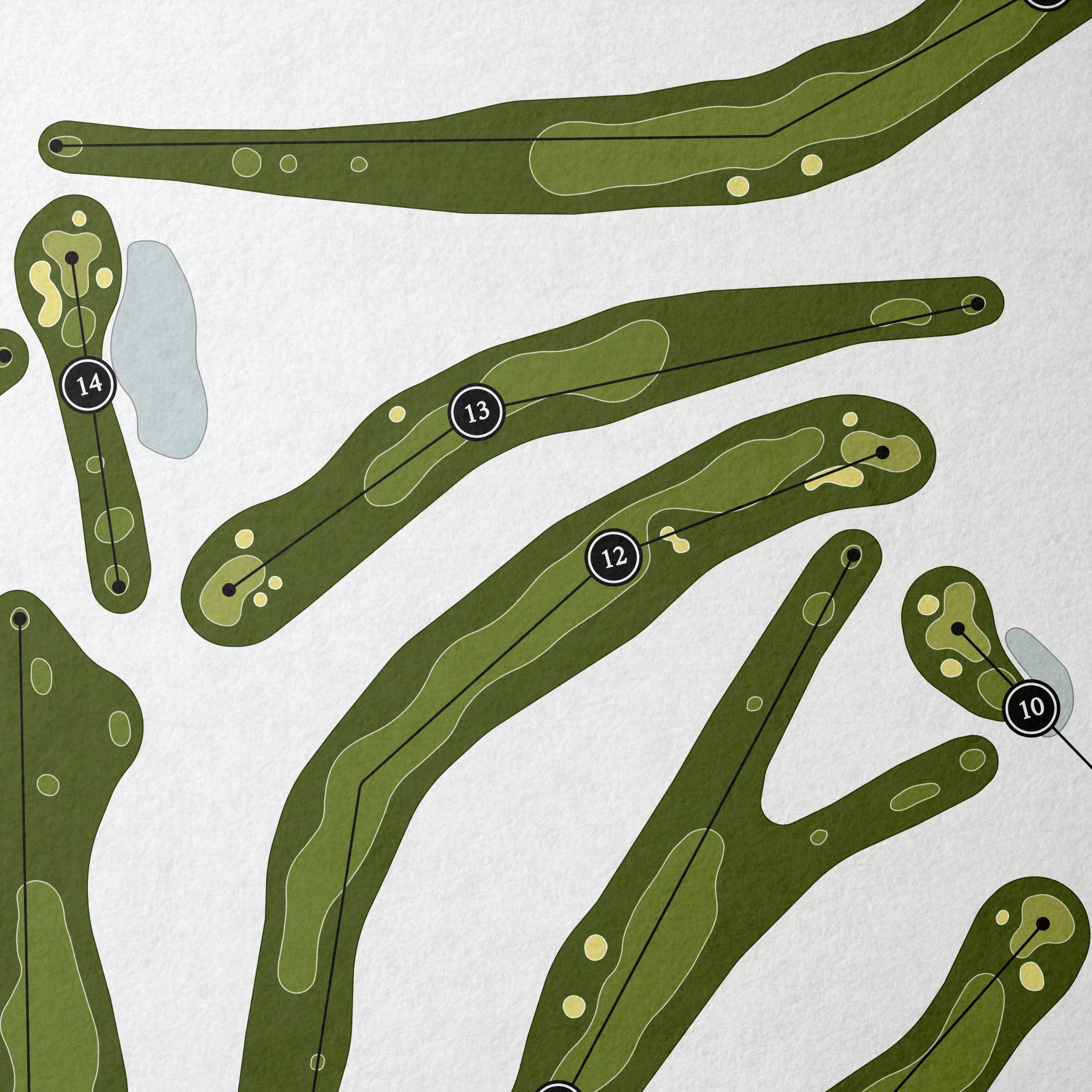 Quail Run Golf Course | Golf Course Map | Close Up