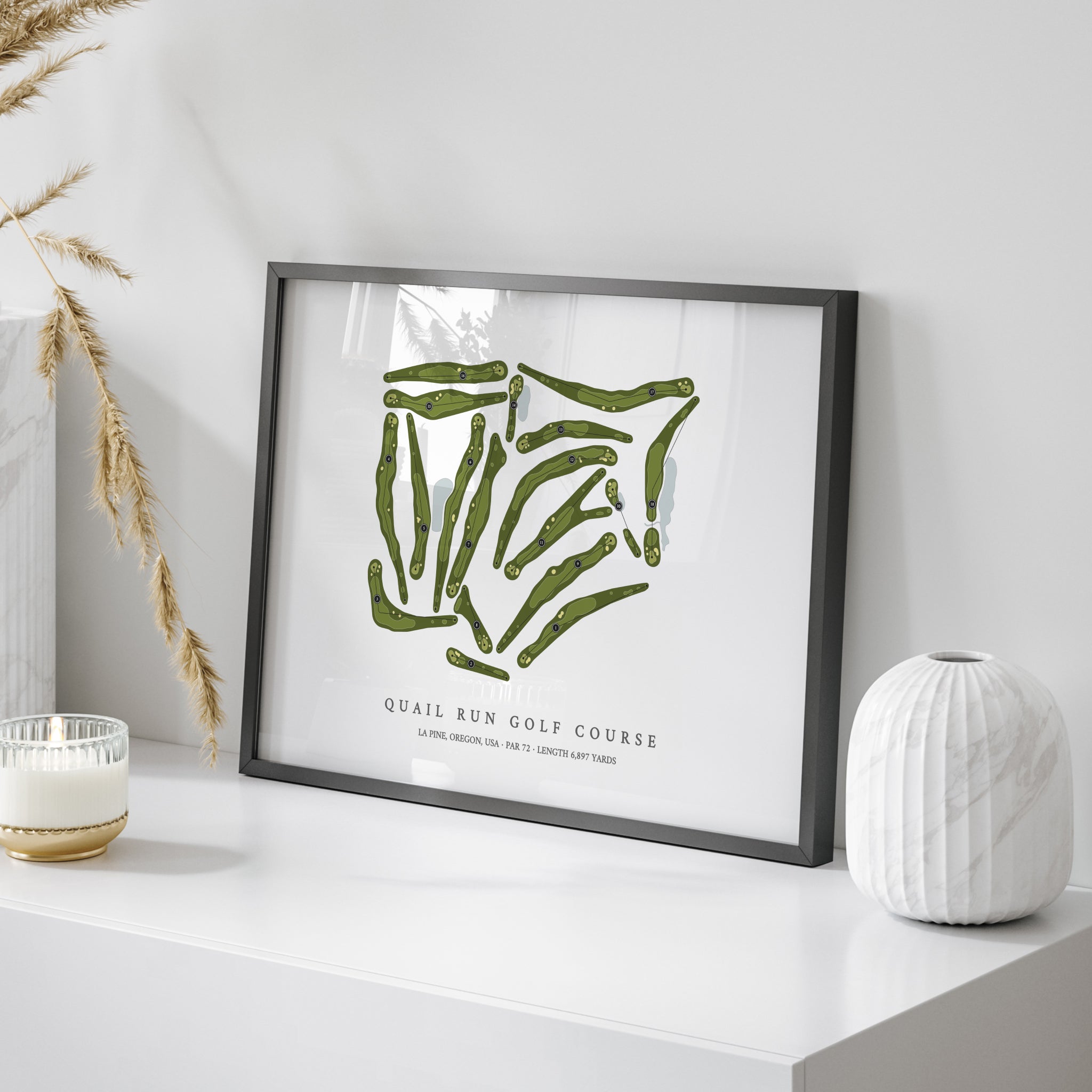Quail Run Golf Course | Golf Course Map | On Table