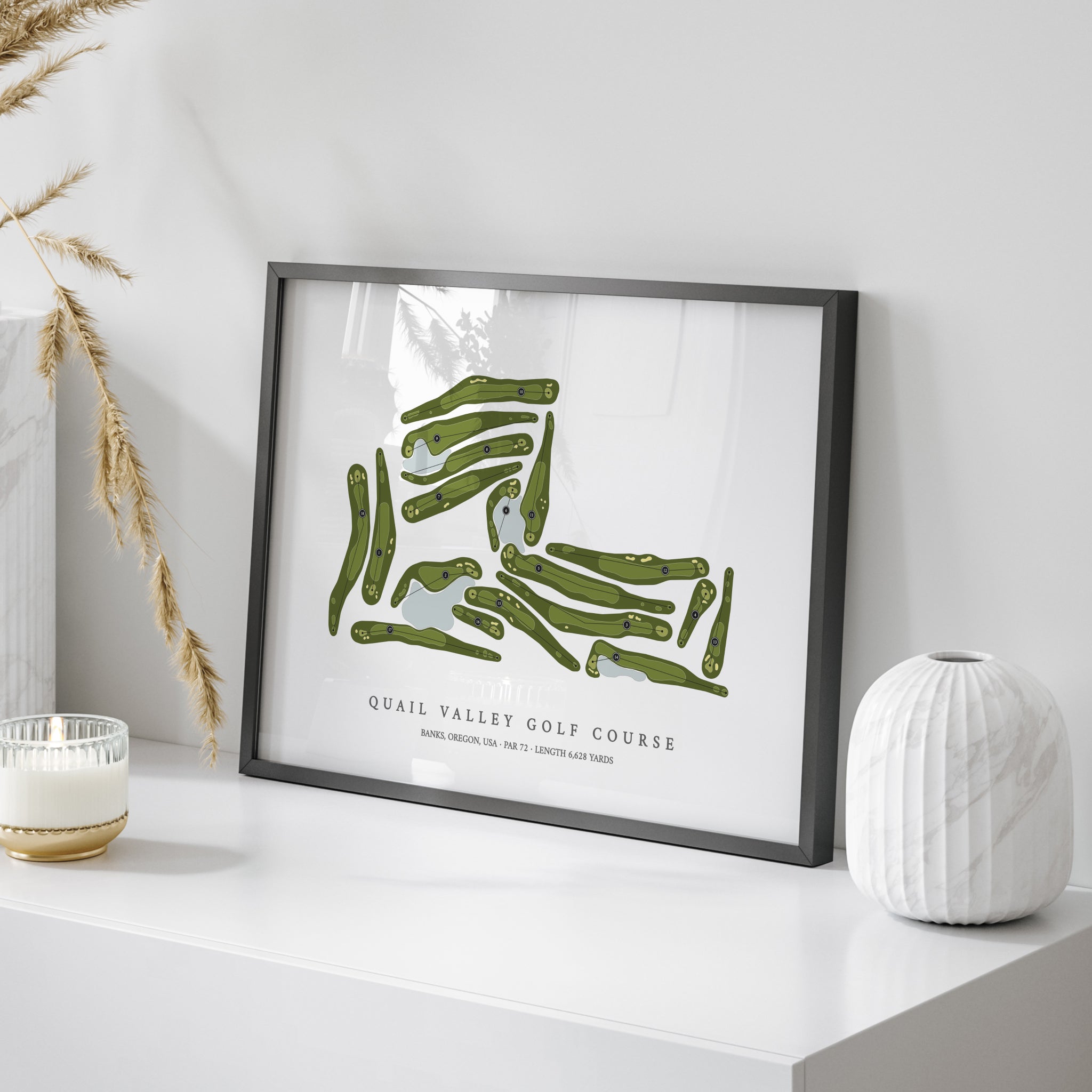 Quail Valley Golf Course | Golf Course Map | On+Table