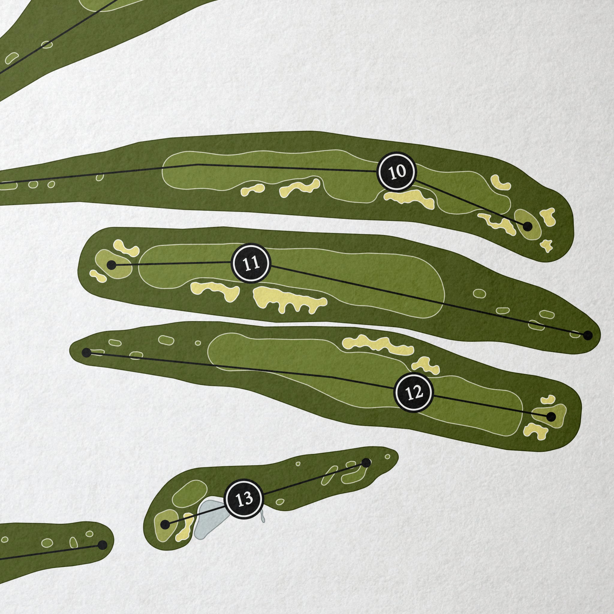 Quintero Golf Club | Golf Course Print | Close+Up
