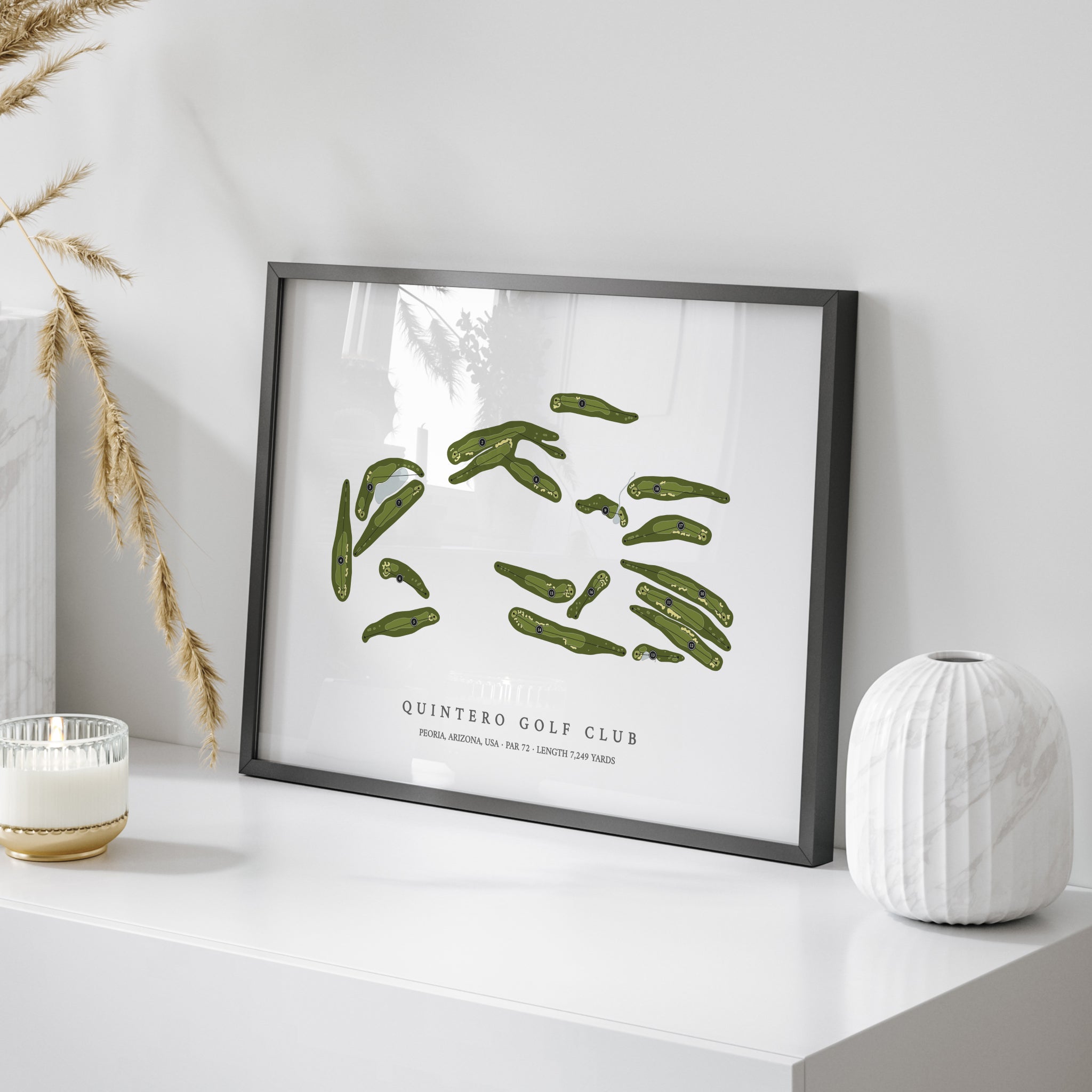 Quintero Golf Club | Golf Course Print | On+Table