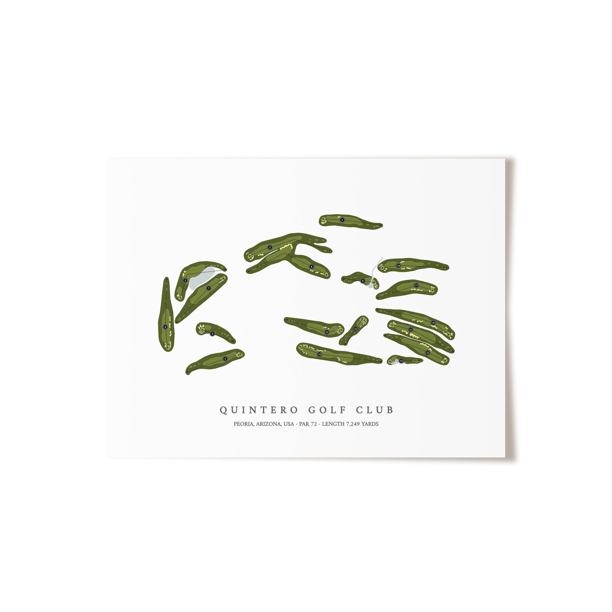 Quintero Golf Club | Golf Course Print | Unframed