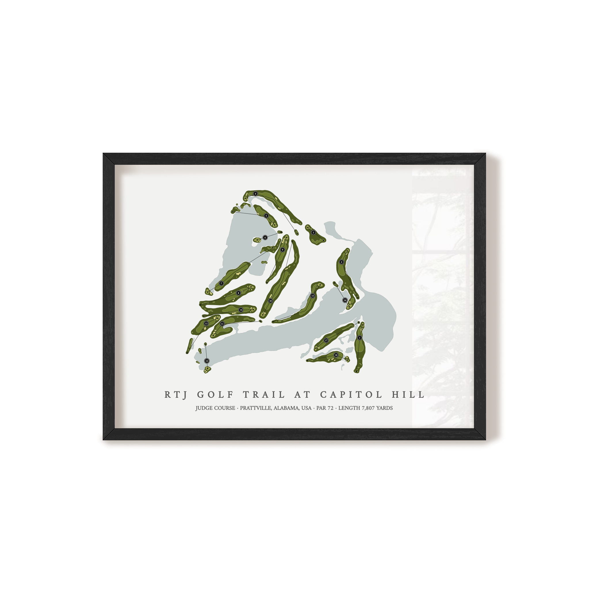 Capitol Hill Golf Club - Judge Course | Golf Course Map
