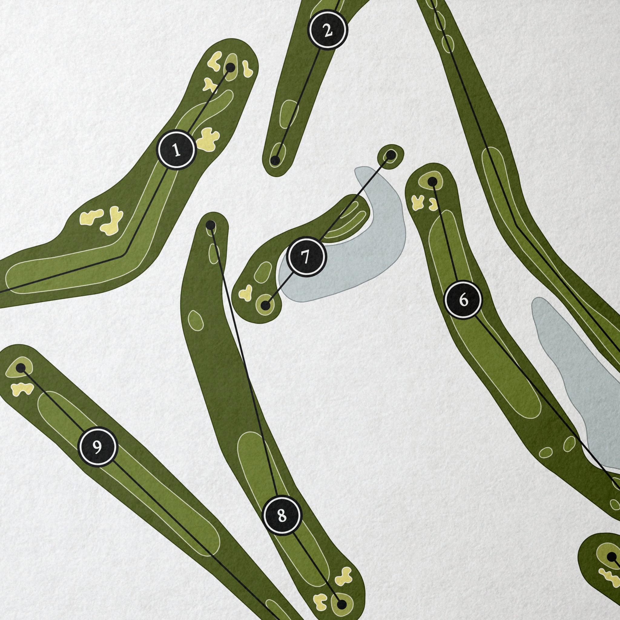 Radisson Greens Golf Course | Golf Course Map | Close Up