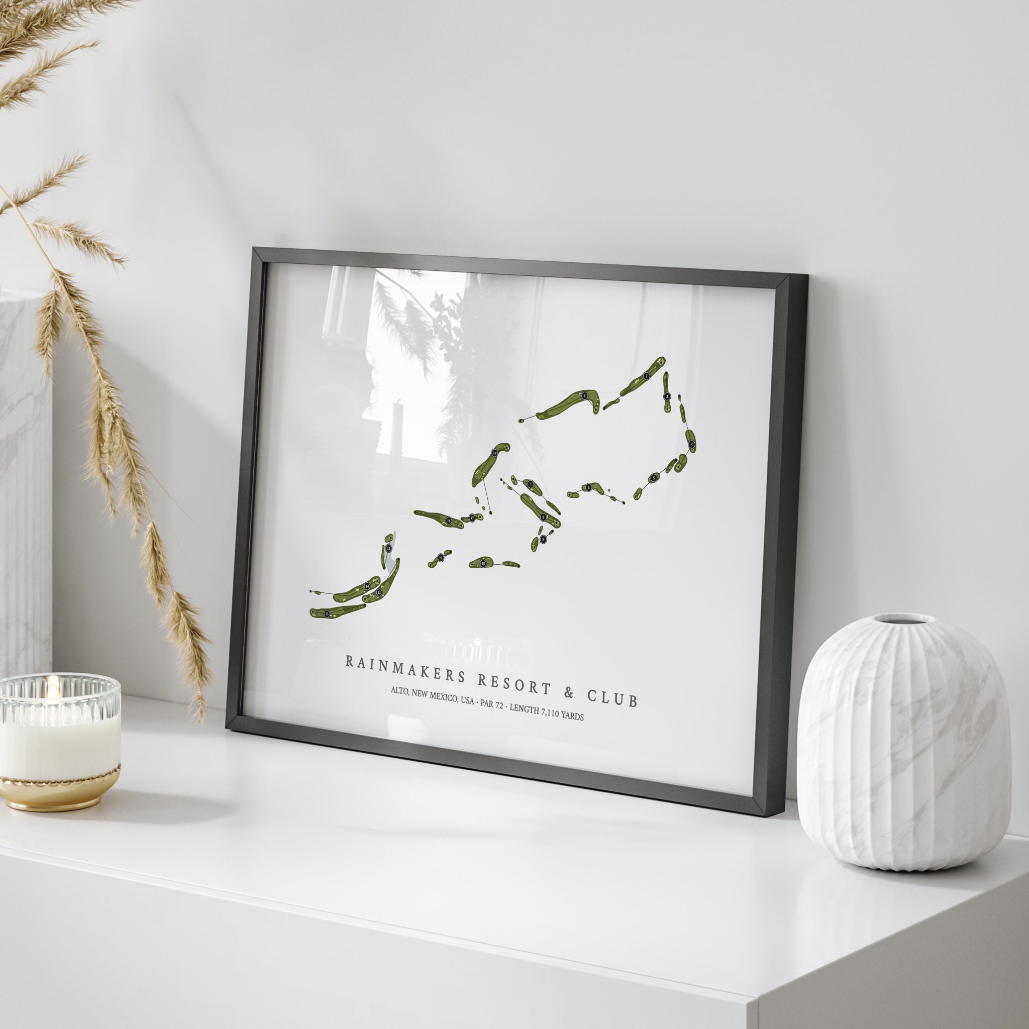 Rainmakers Resort & Club | Golf Course Map | On Table