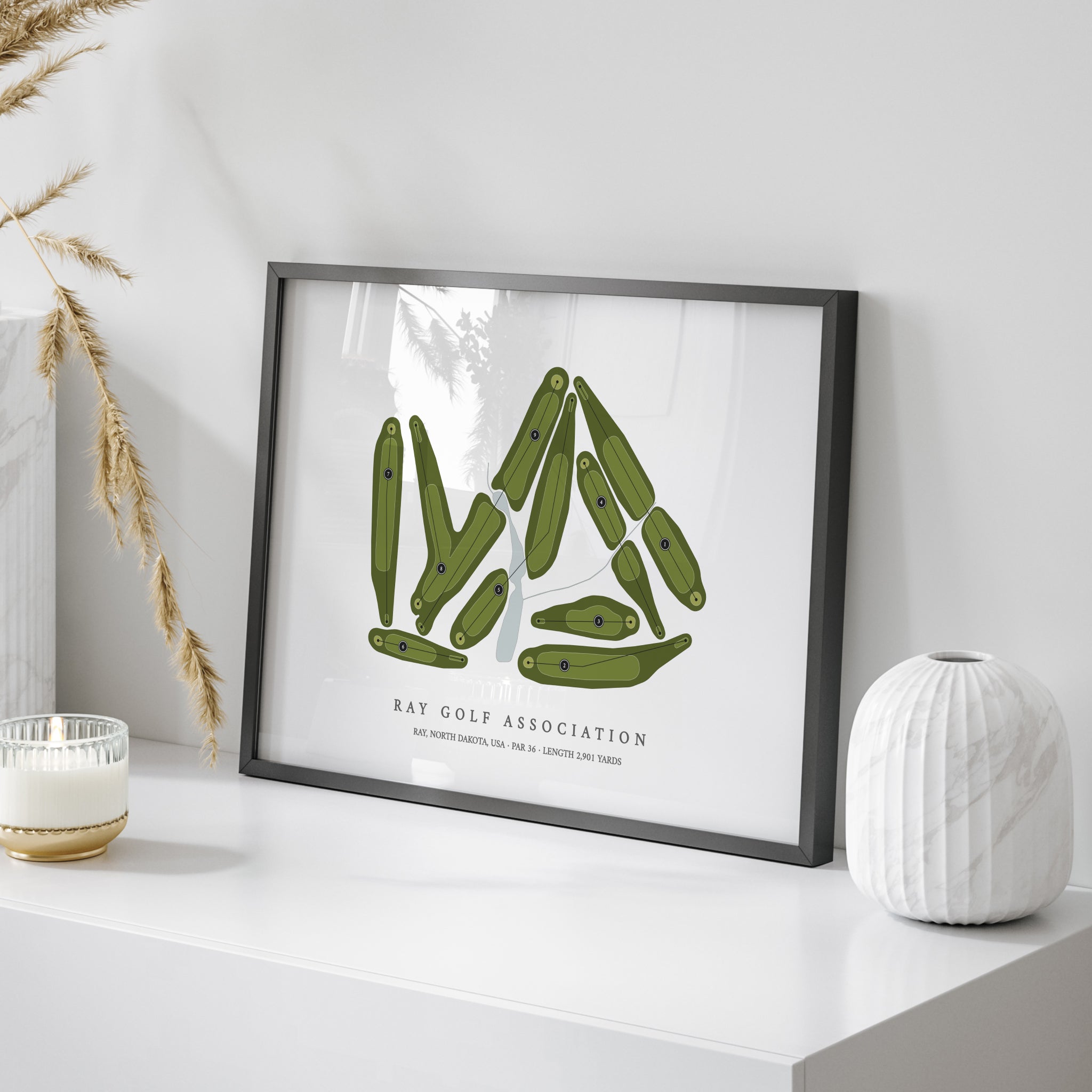 Ray Golf Association | Golf Course Map | On Table