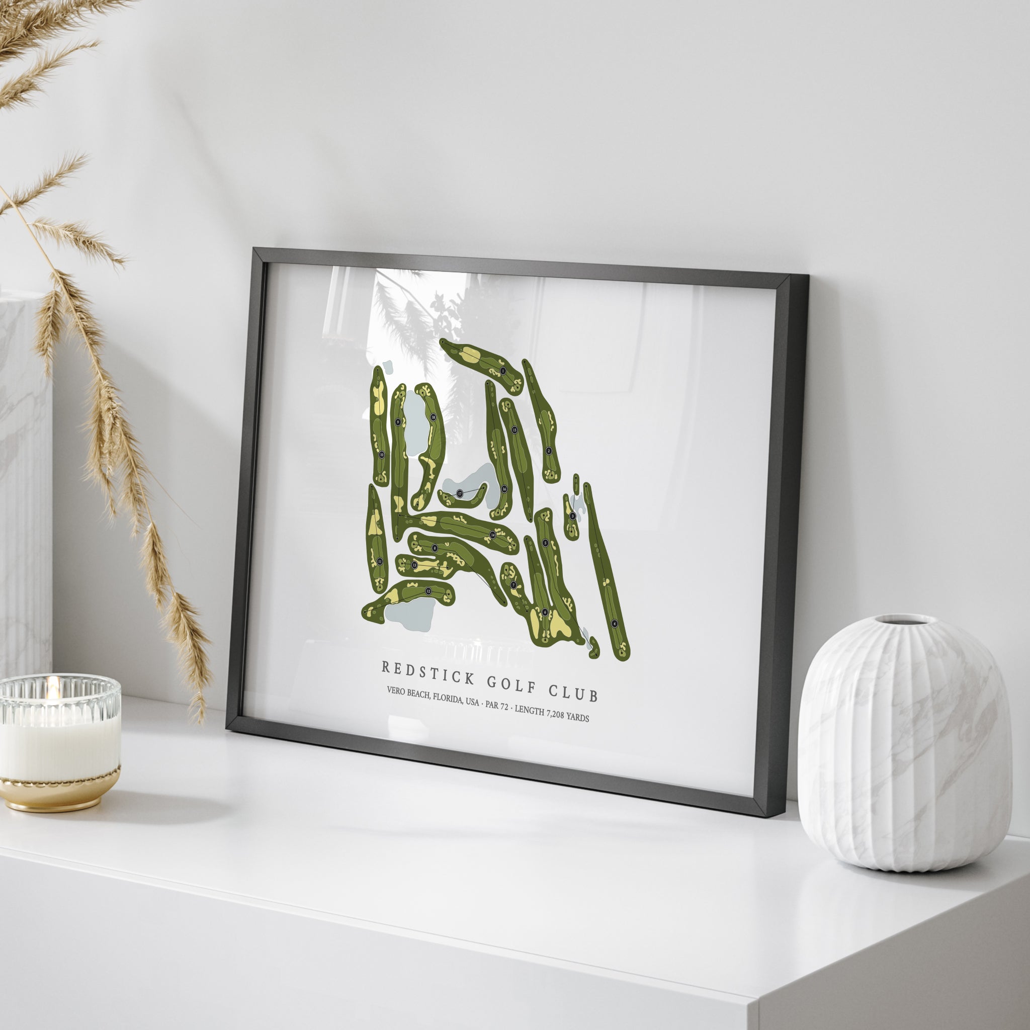 RedStick Golf Club | Golf Course Print | On+Table