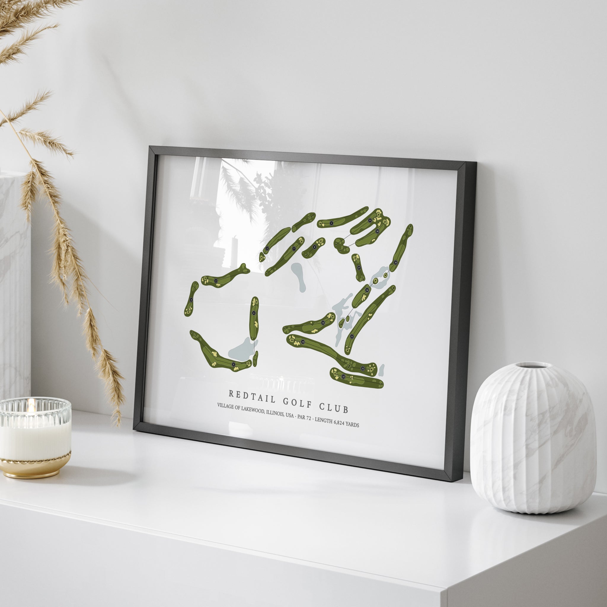 Redtail Golf Club | Golf Course Map | On Table