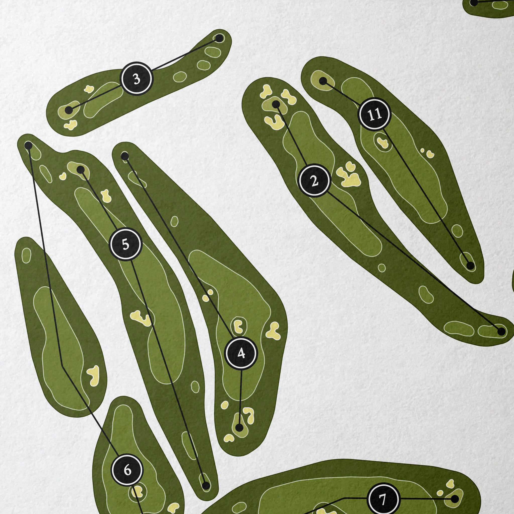 Reflection Bay Golf Club | Golf Course Map | Close+Up