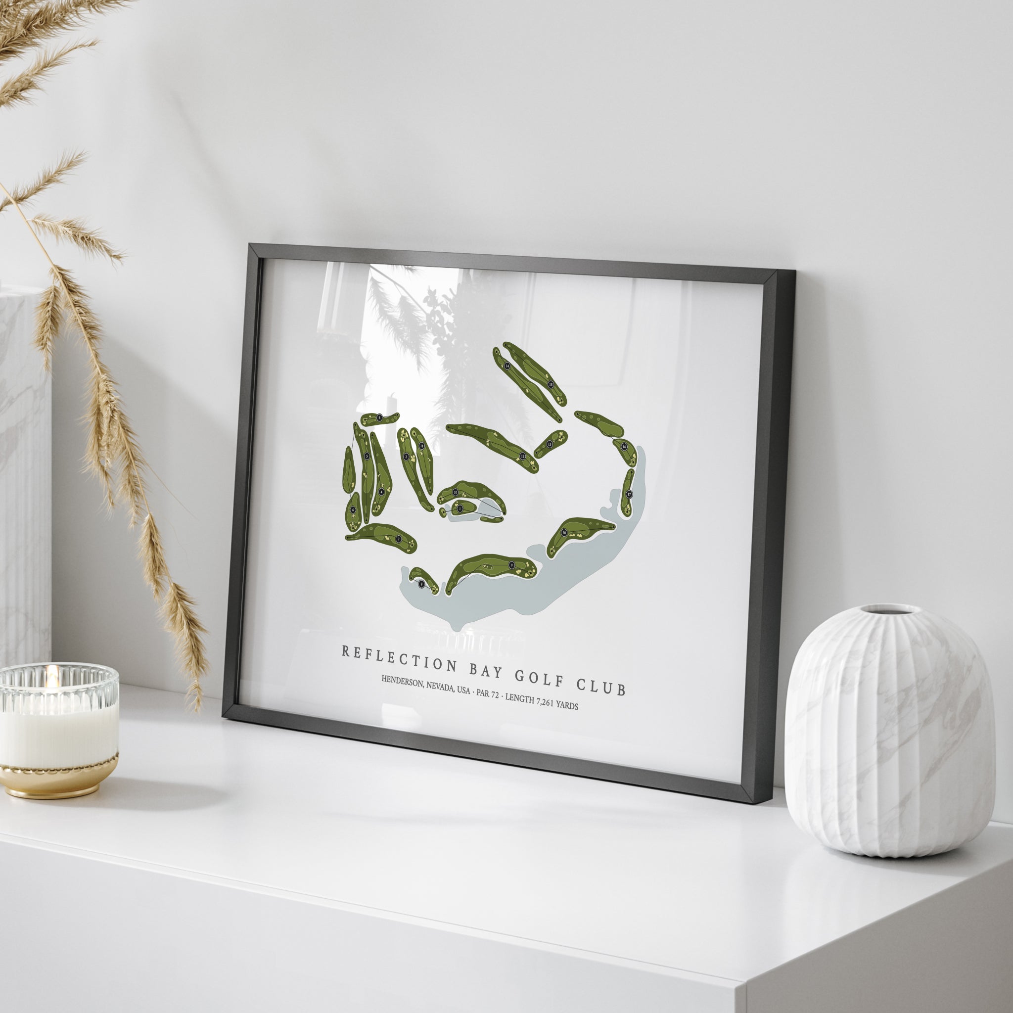 Reflection Bay Golf Club | Golf Course Map | On+Table