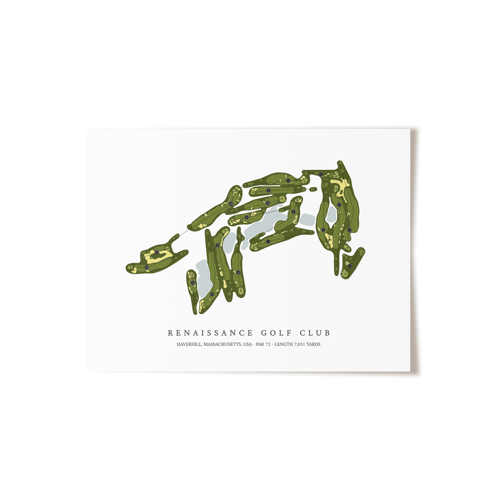 Renaissance Golf Club | Golf Course Print | Unframed