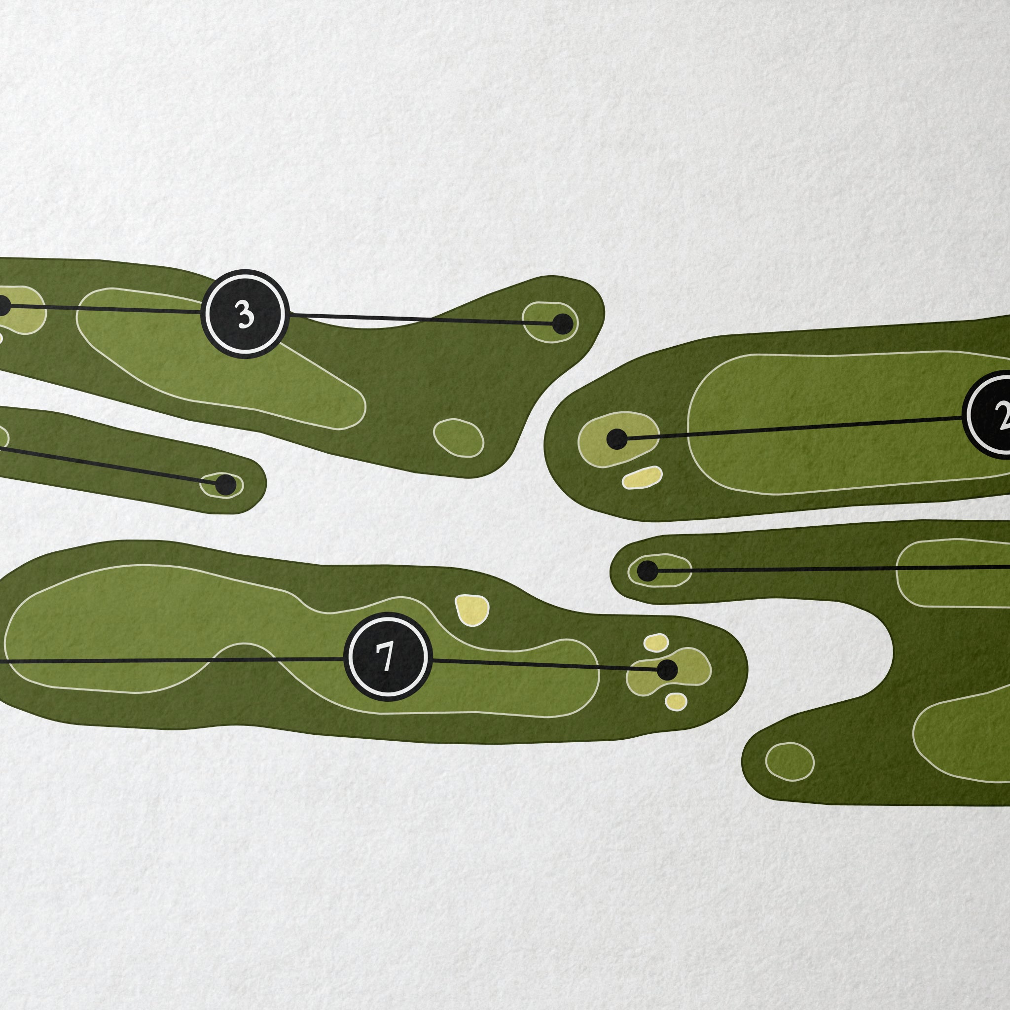 Rexburg Municipal Golf Course | Golf Course Map | Close Up