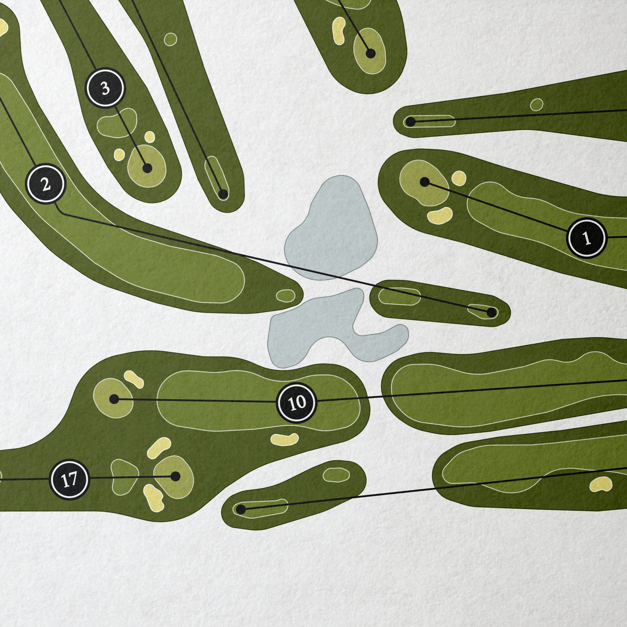 Ridgefield Golf Course | Golf Course Map | Close Up
