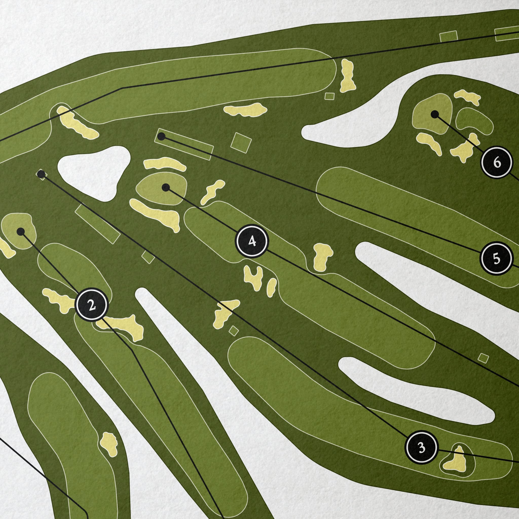 Riverton Country Club | Golf Course Map | Close Up