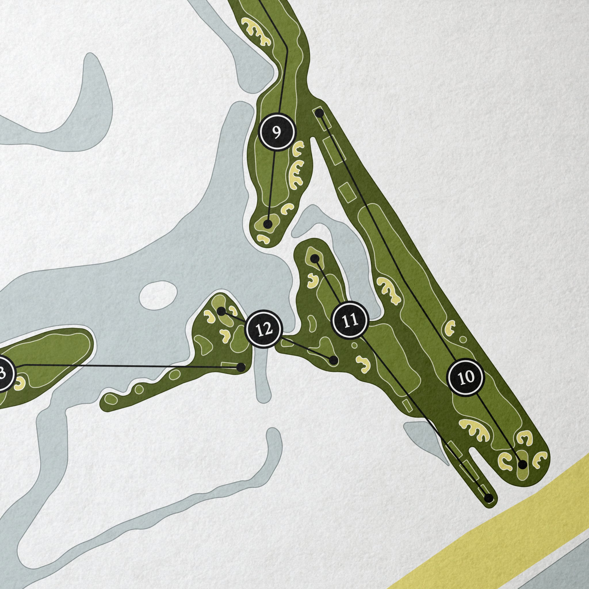 Robert Trent Jones Golf Course at Palmetto Dunes | Golf Course Map | Close+Up