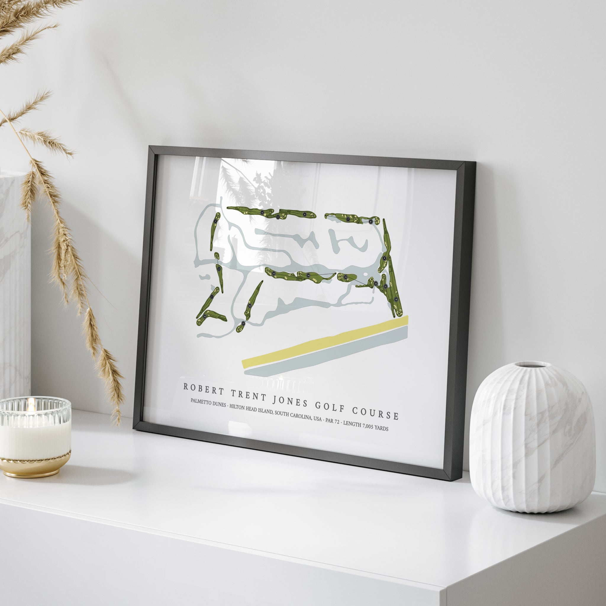 Robert Trent Jones Golf Course at Palmetto Dunes | Golf Course Map | On+Table