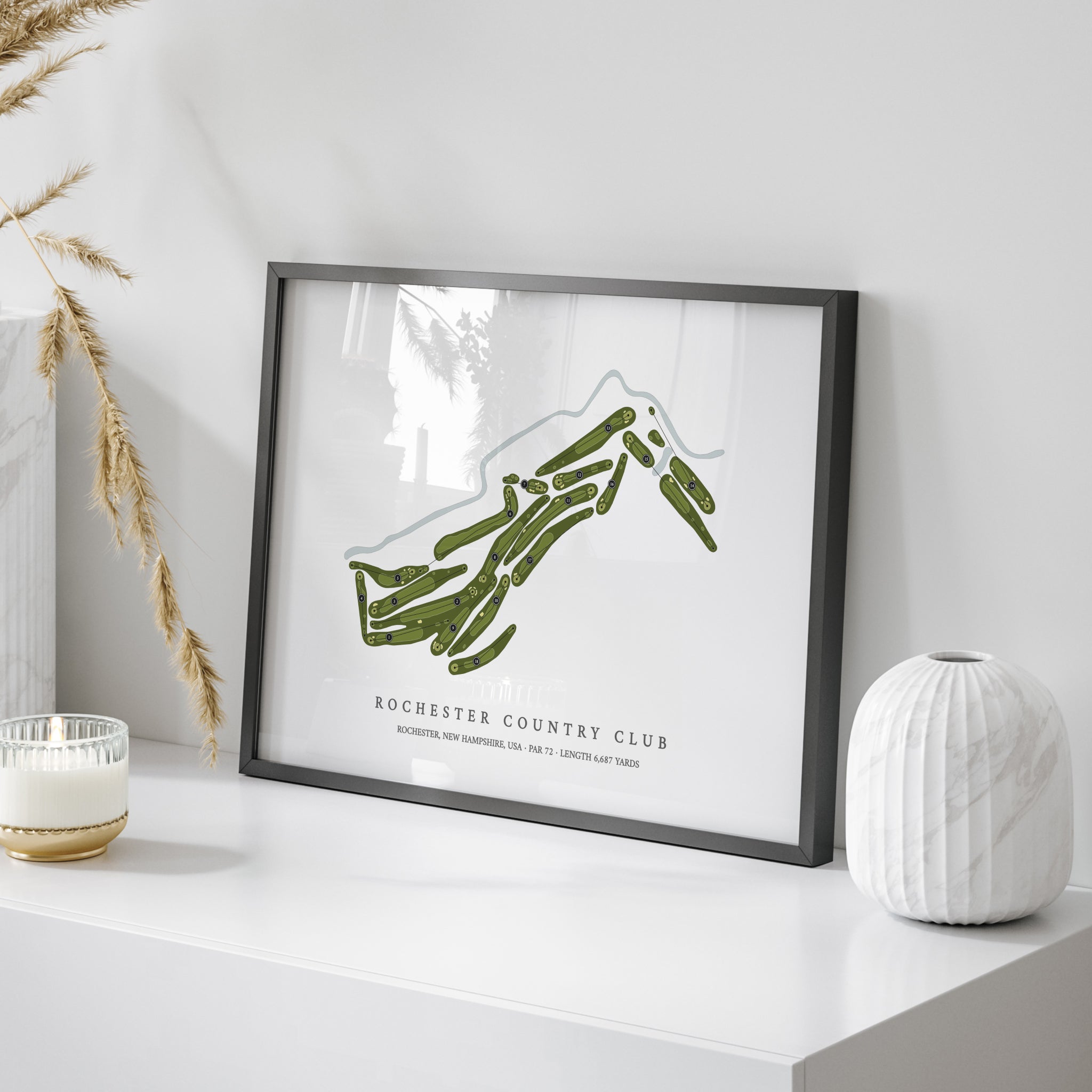 Rochester Country Club | Golf Course Map | On+Table